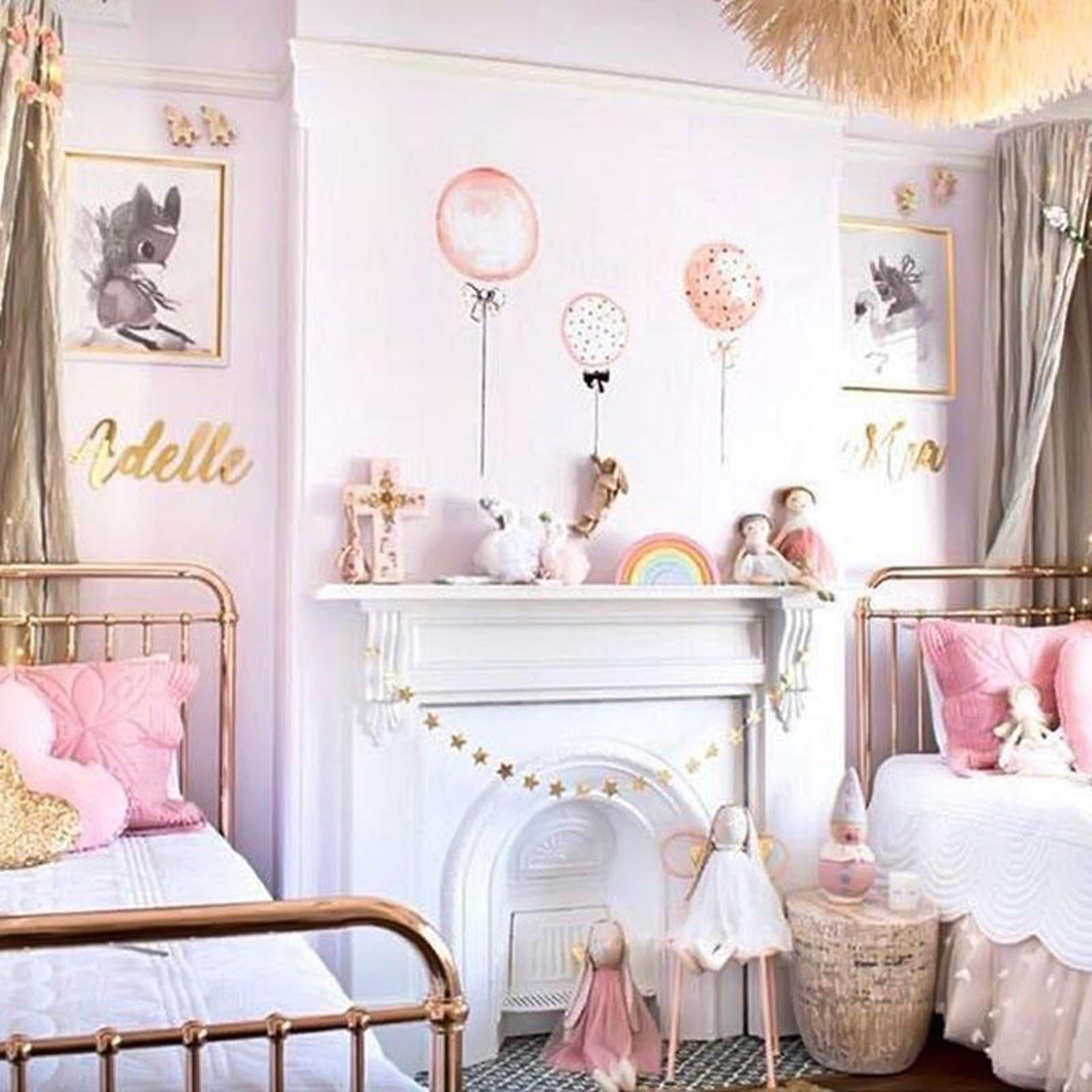 Flamingo Balloon Kids Wall Stickers For Nursery And Playroom Decor 4