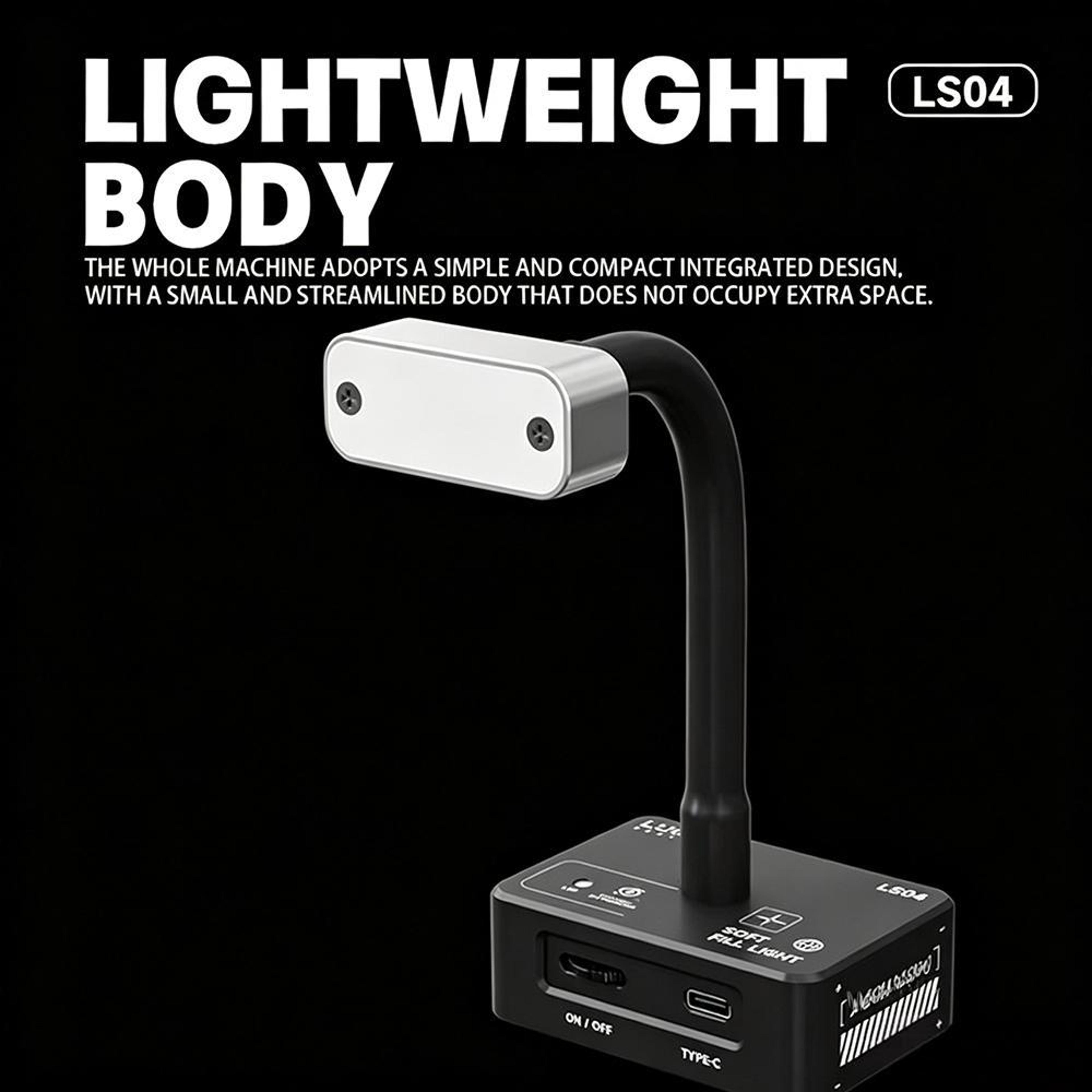 Mini Soft LED Fill Light With Stepless Dimming For Repair Inspection And Reading 10