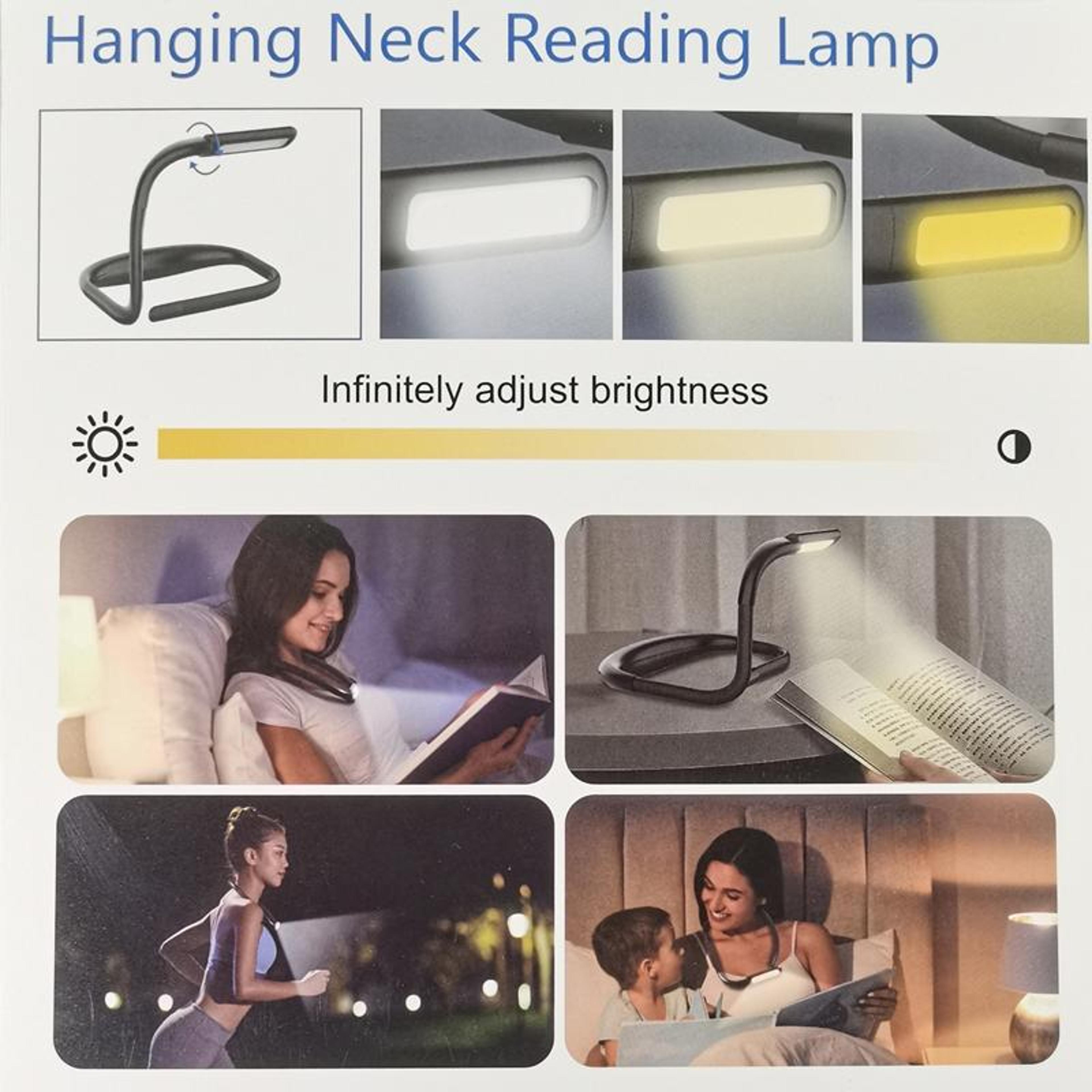 Rechargeable Neck Reading Light With 3 Color Modes And Adjustable Dimming 3