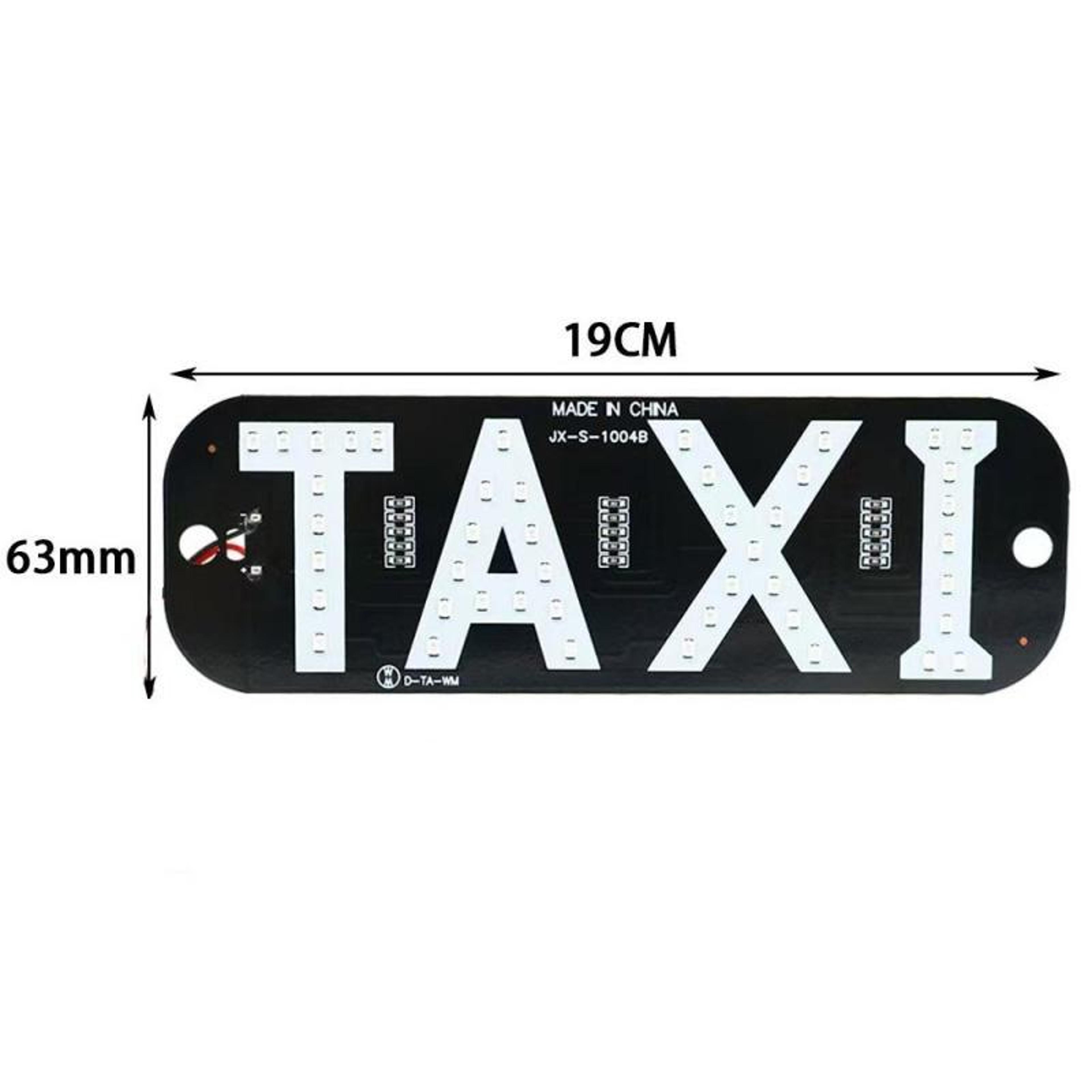 Taxi Roof Indicator Light With Switch 3W Vehicle Sign Lamp 3