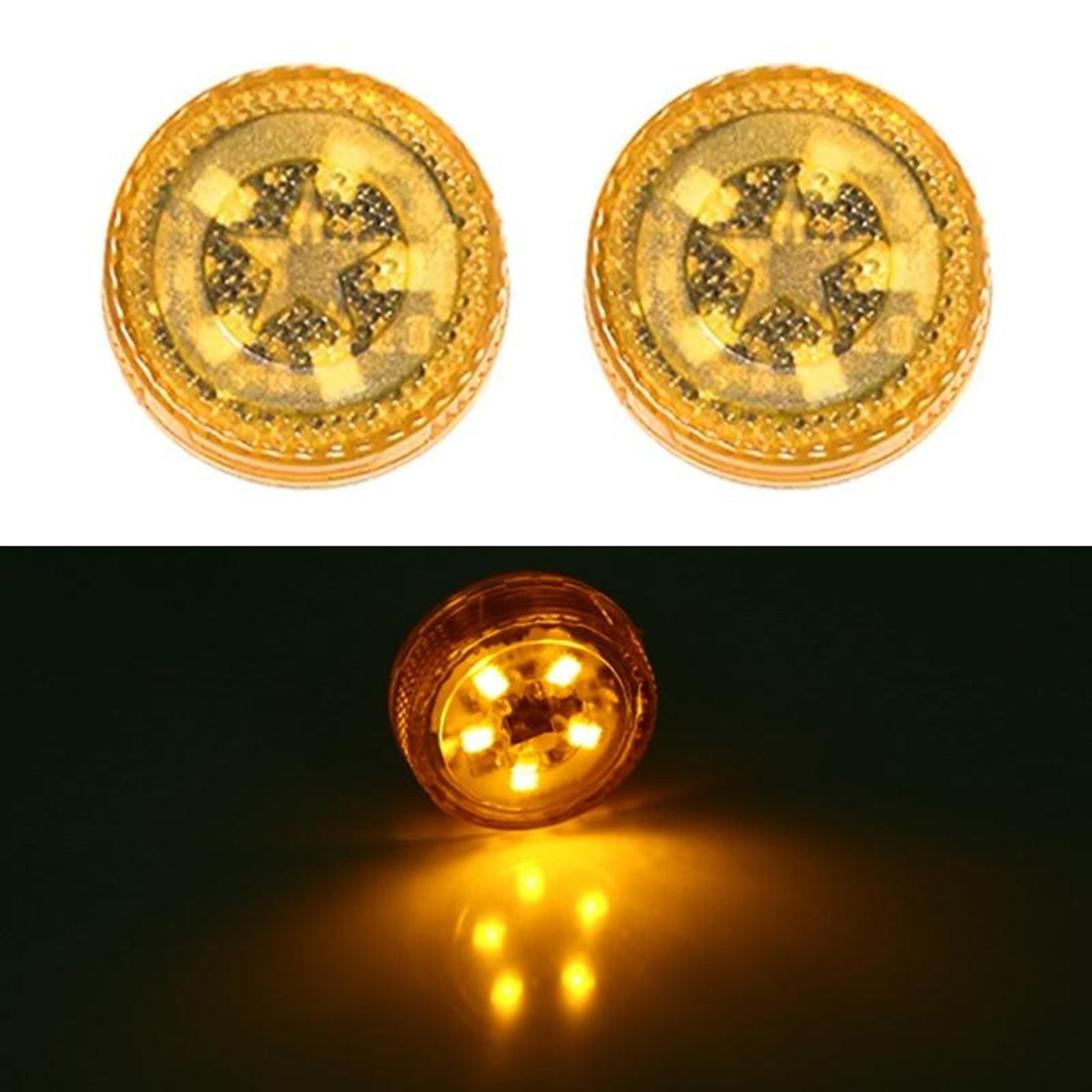 2 PCS Magnetic Car Door Warning Lights With Red Strobe And White Courtesy Light 8