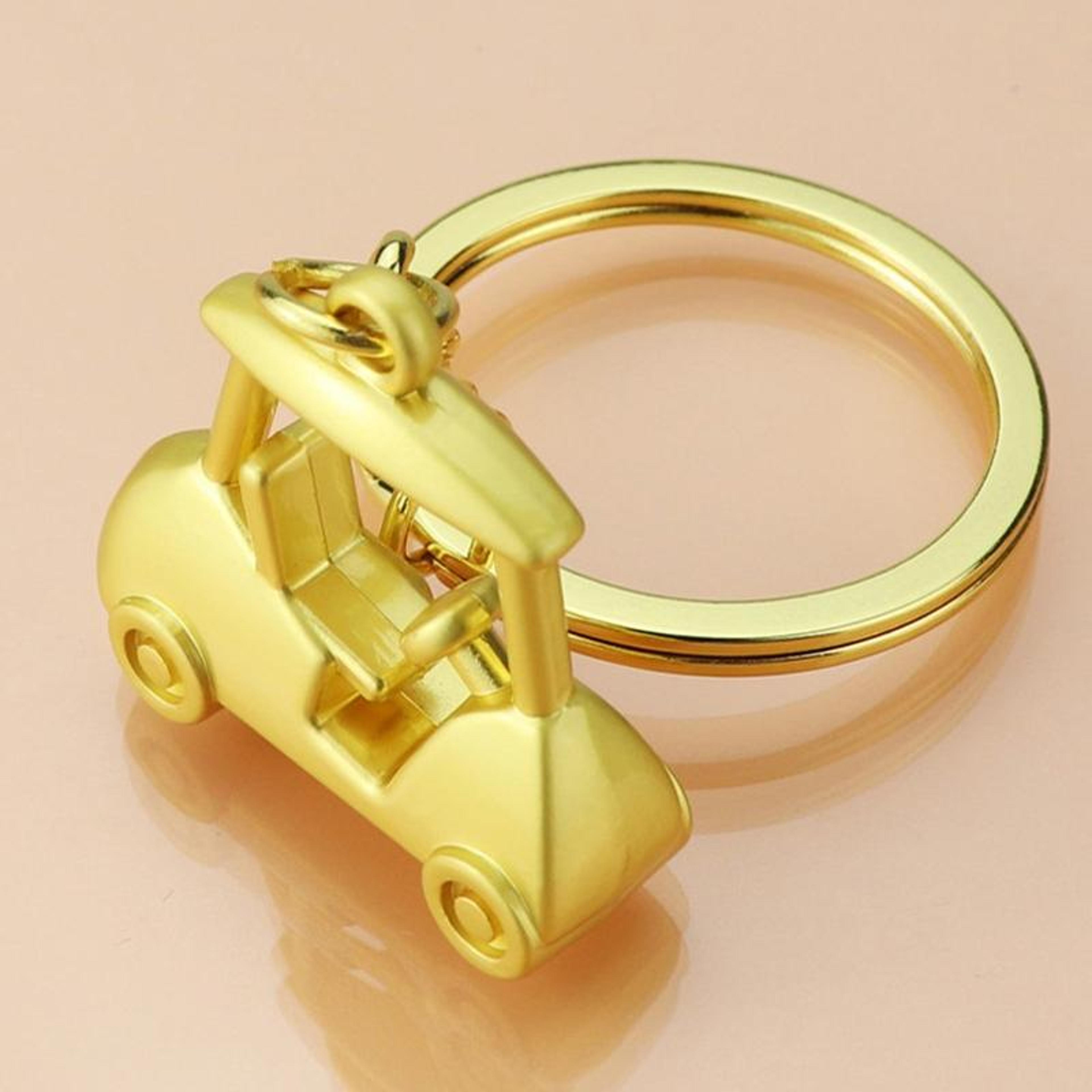 3D Golf Ball Keychain Zinc Alloy Golf Gift For Men And Bag Charm 1