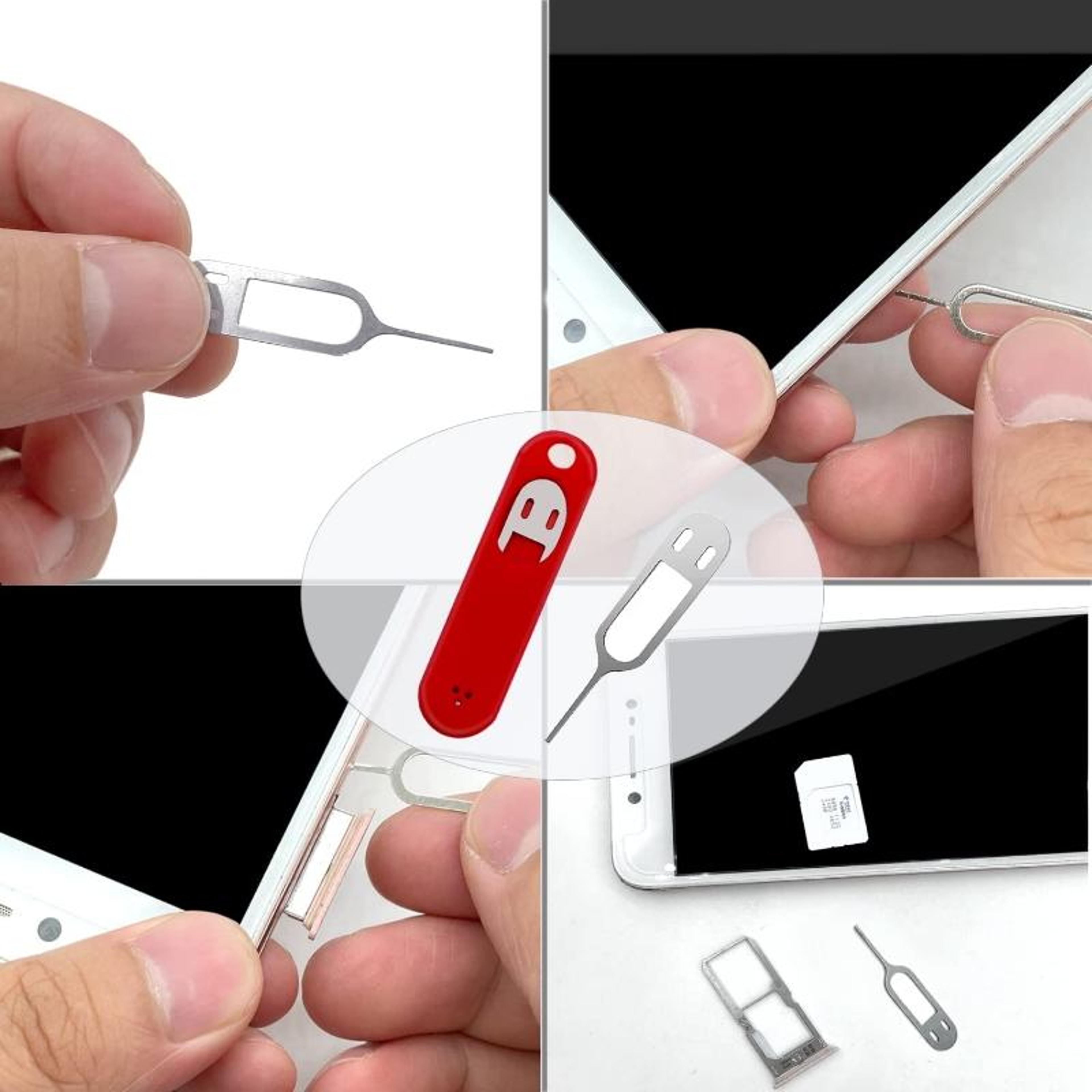 Portable SIM Card Ejector Tool With Keychain And Silicone Protective Case 4