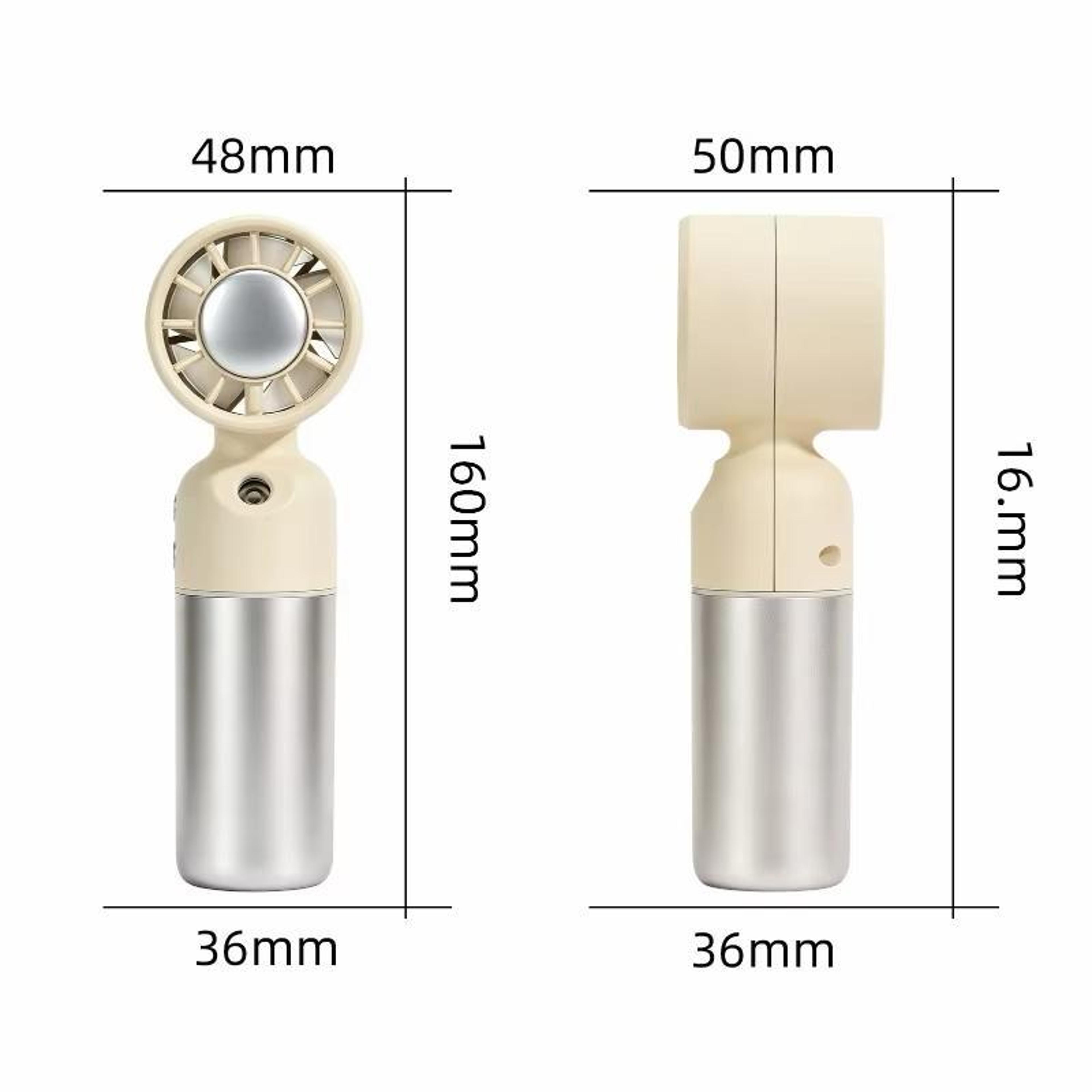 HY19 Handheld Misting Fan With 4Speed Cooling And Fine Mist 1