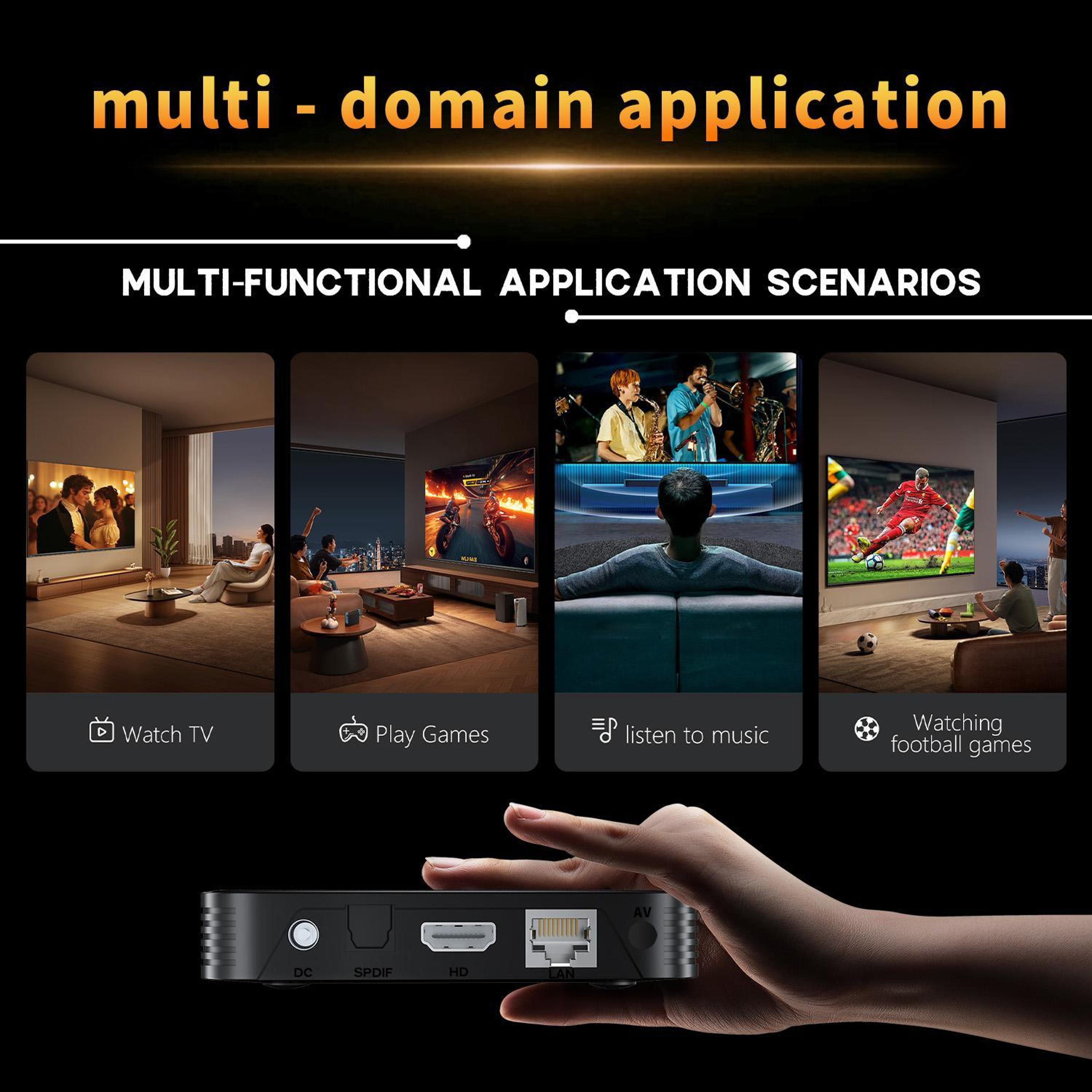 HS86 PRO13 Android 14 TV Box With 4K Streaming WiFi 6 And Bluetooth 54 11