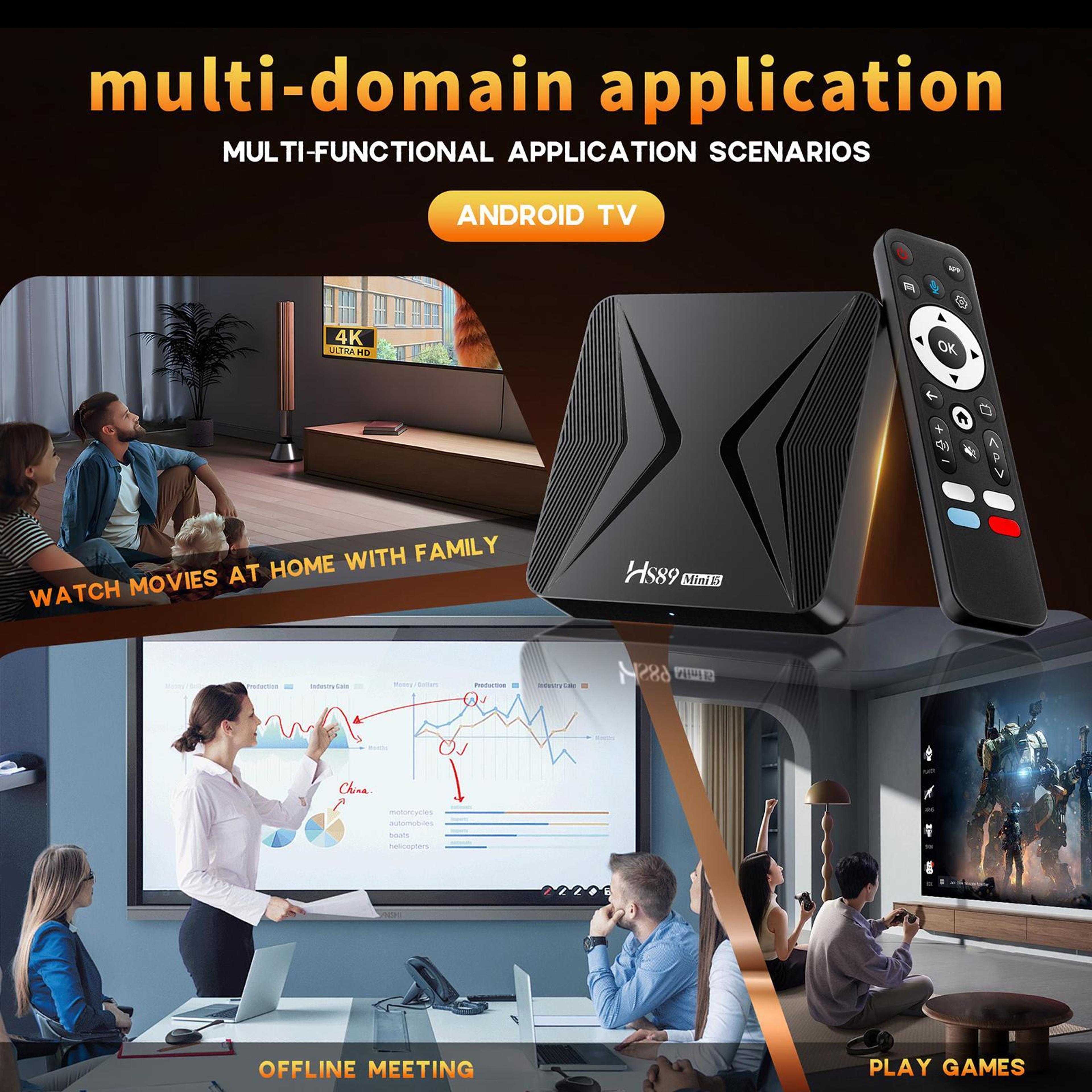 HS89 Mini 15 Android 14 TV Box With 4K HDR Streaming WiFi 6 And RK3539 QuadCore Processor 6