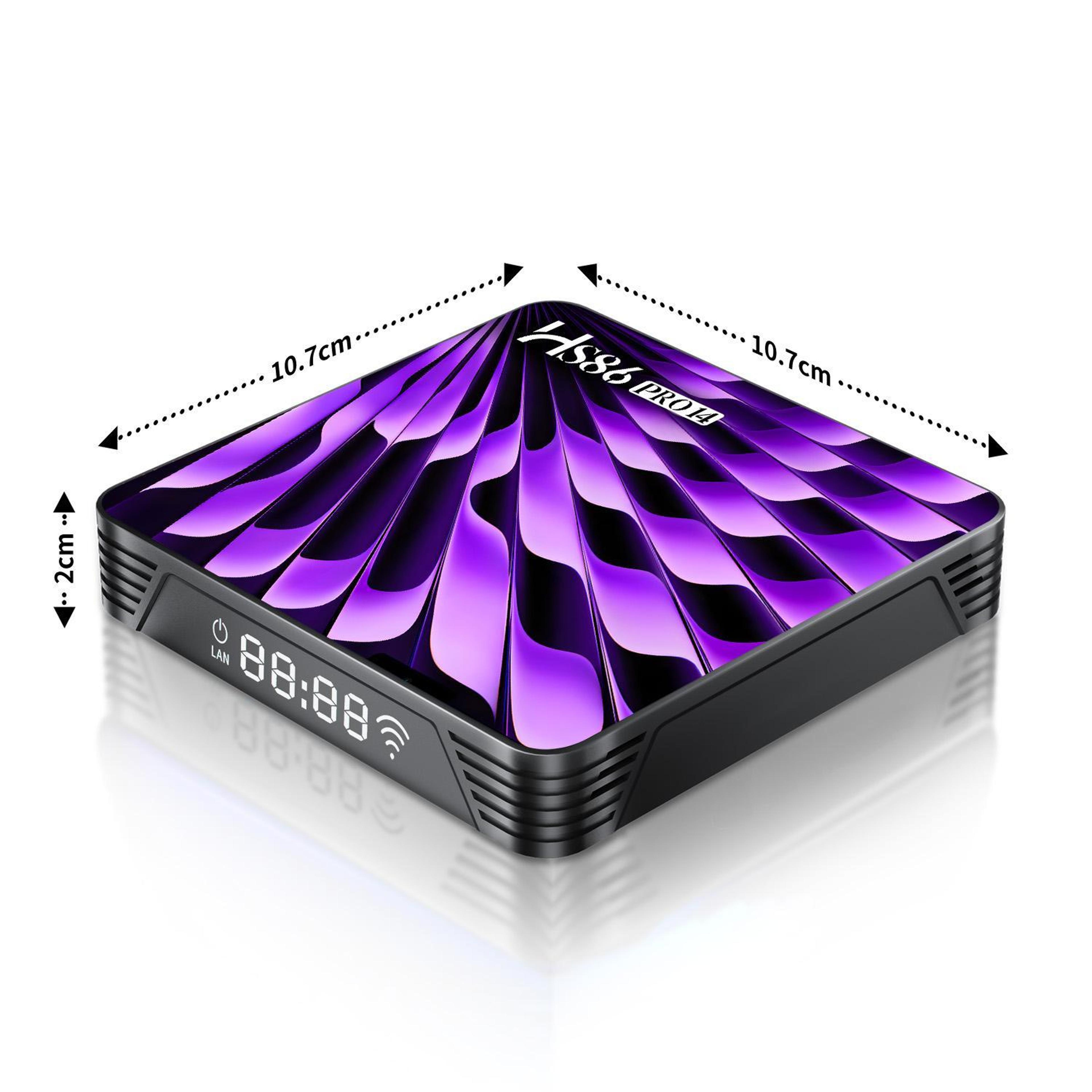 HS86 Pro Android 14 TV Box 2GB 16GB With 4K Streaming And DualBand WiFi 2