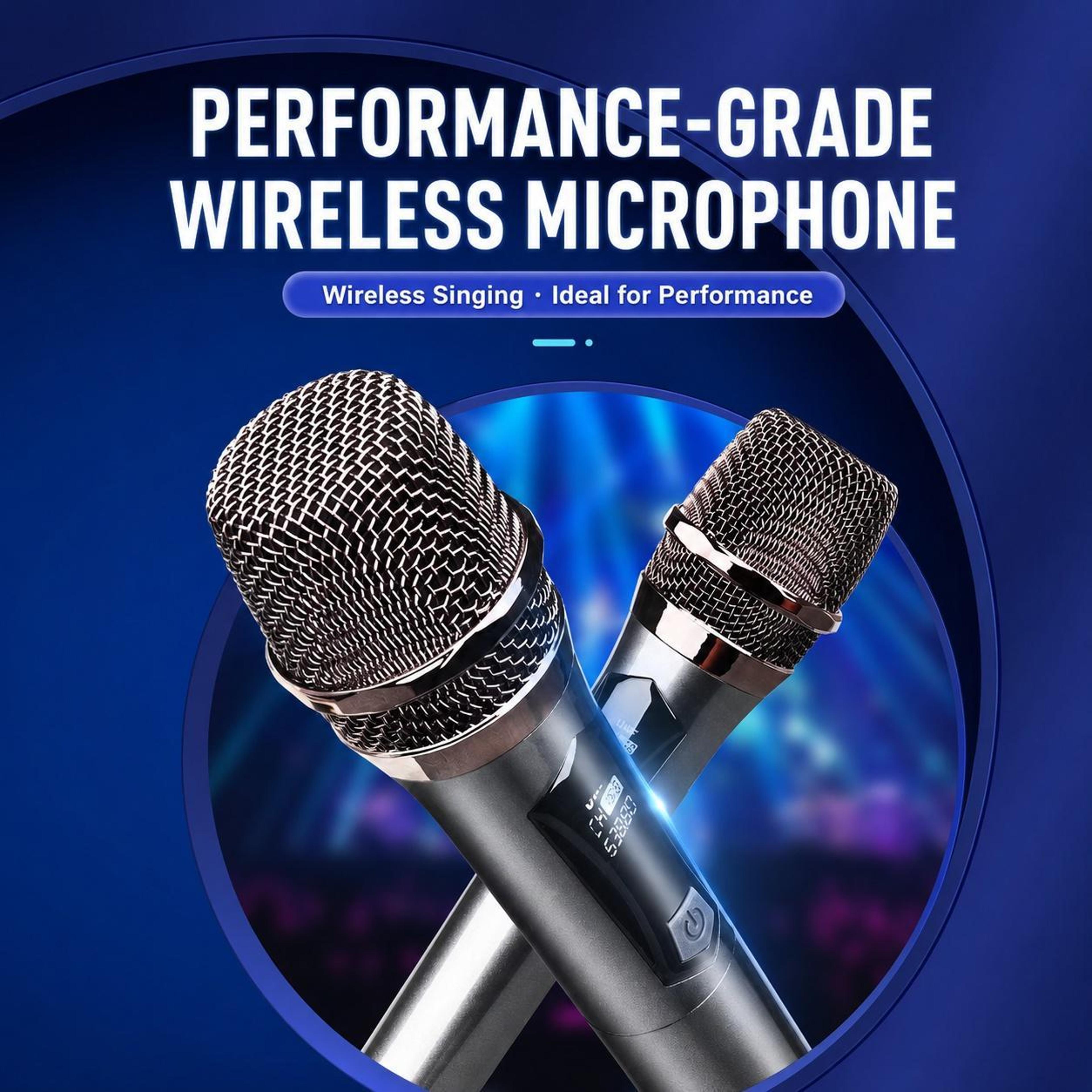 Wireless Microphone With Rechargeable Receiver 6