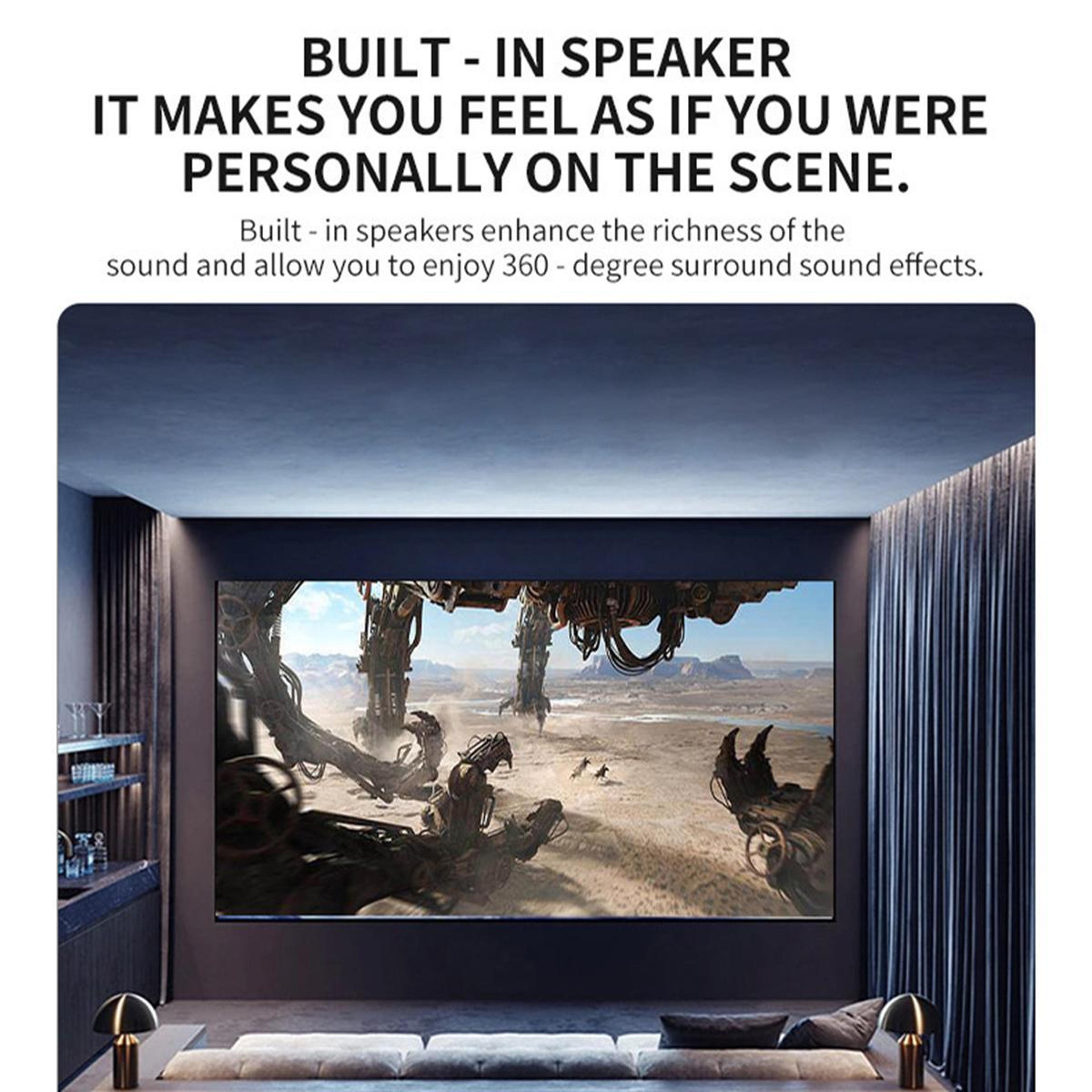 Portable Mini Projector With 1080P Support Phone Mirroring 15
