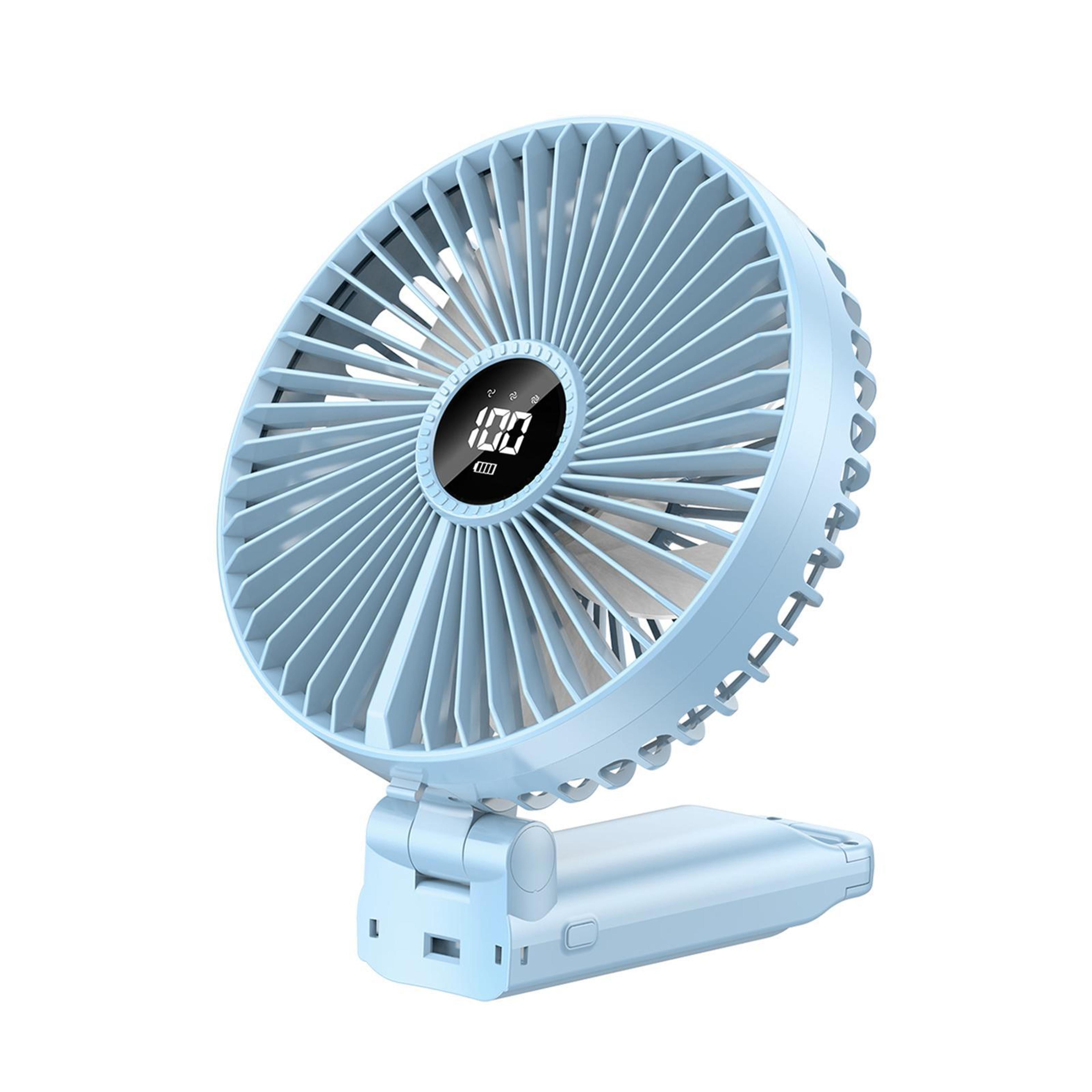 F7 Foldable Handheld Fan With LED Display 5 Speeds And USBC Rechargeable Battery 10