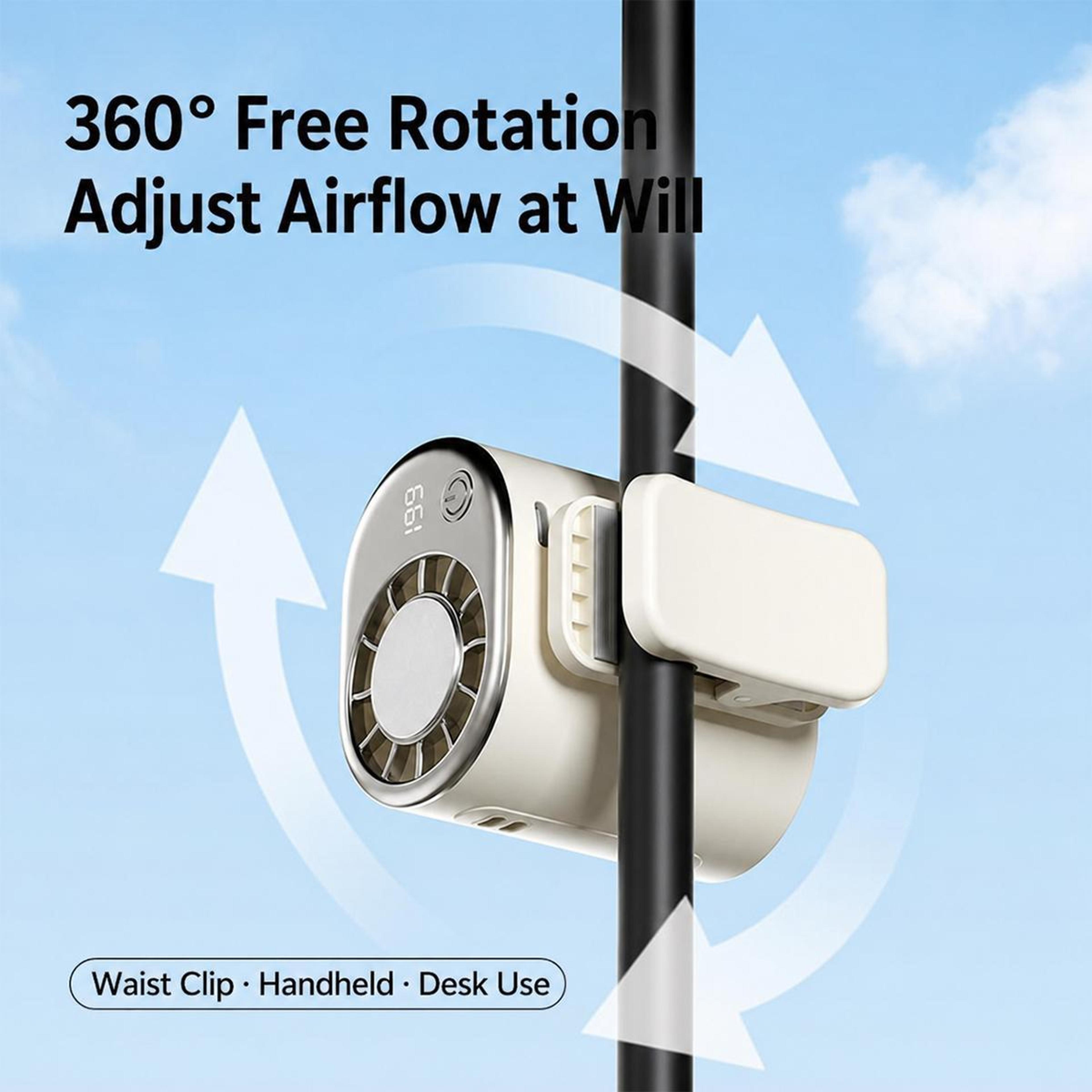 Portable Clip On Fan With Semiconductor Cooling 199 Speeds And USBC Rechargeable Battery 10