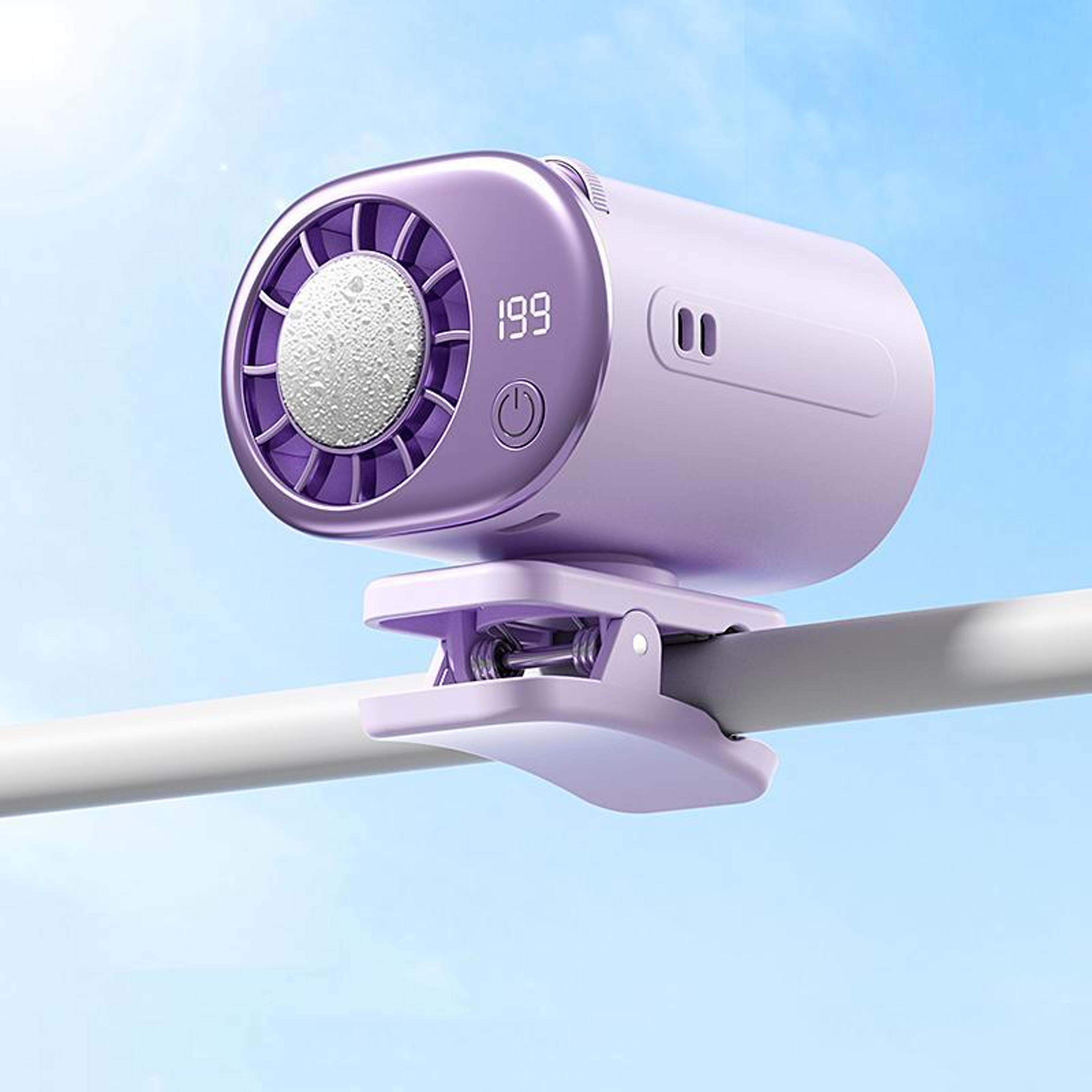 Portable Clip On Fan With Semiconductor Cooling 199 Speeds And USBC Rechargeable Battery 11