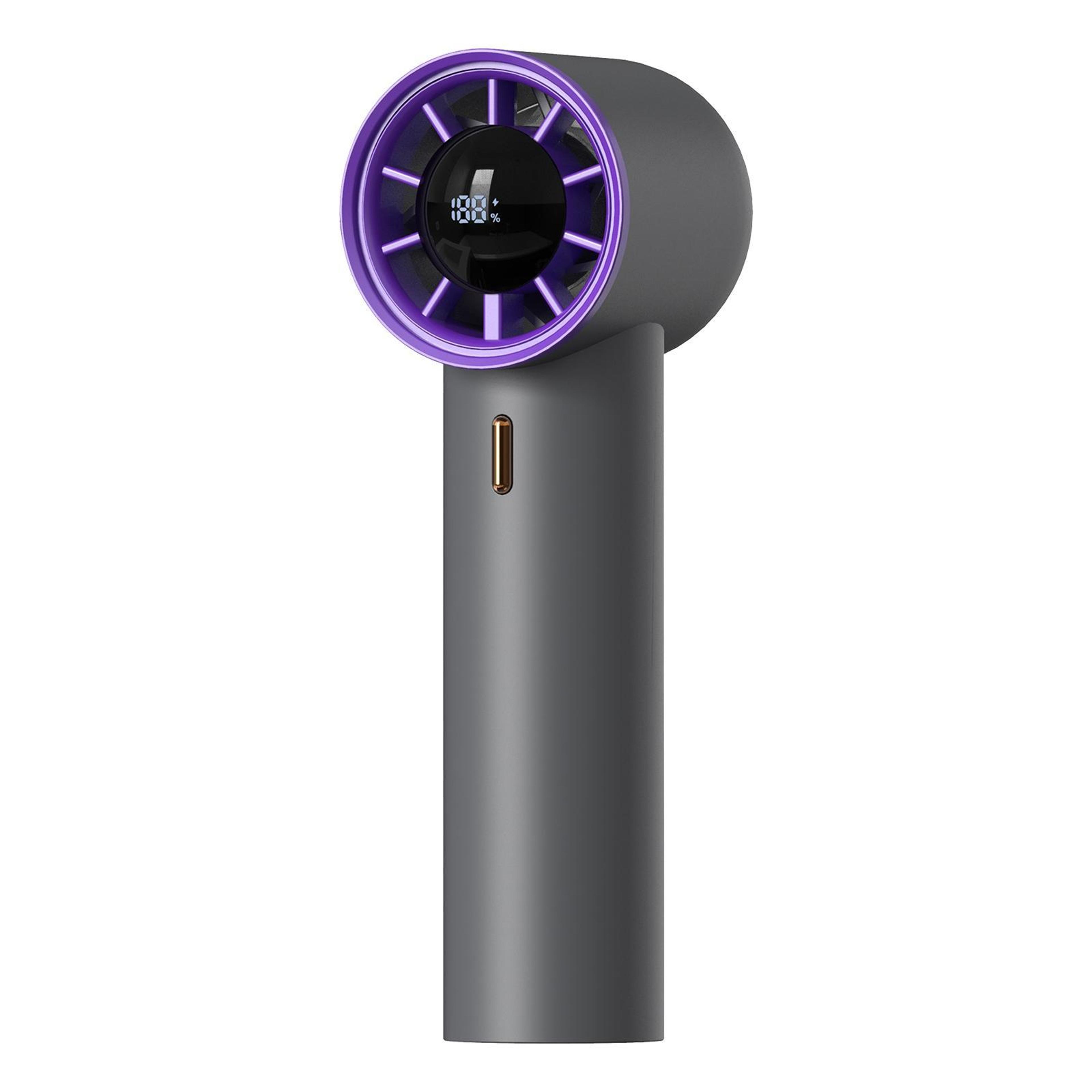 High Speed Handheld Fan With Digital Display 100 Speeds And USBC Rechargeable Battery 12