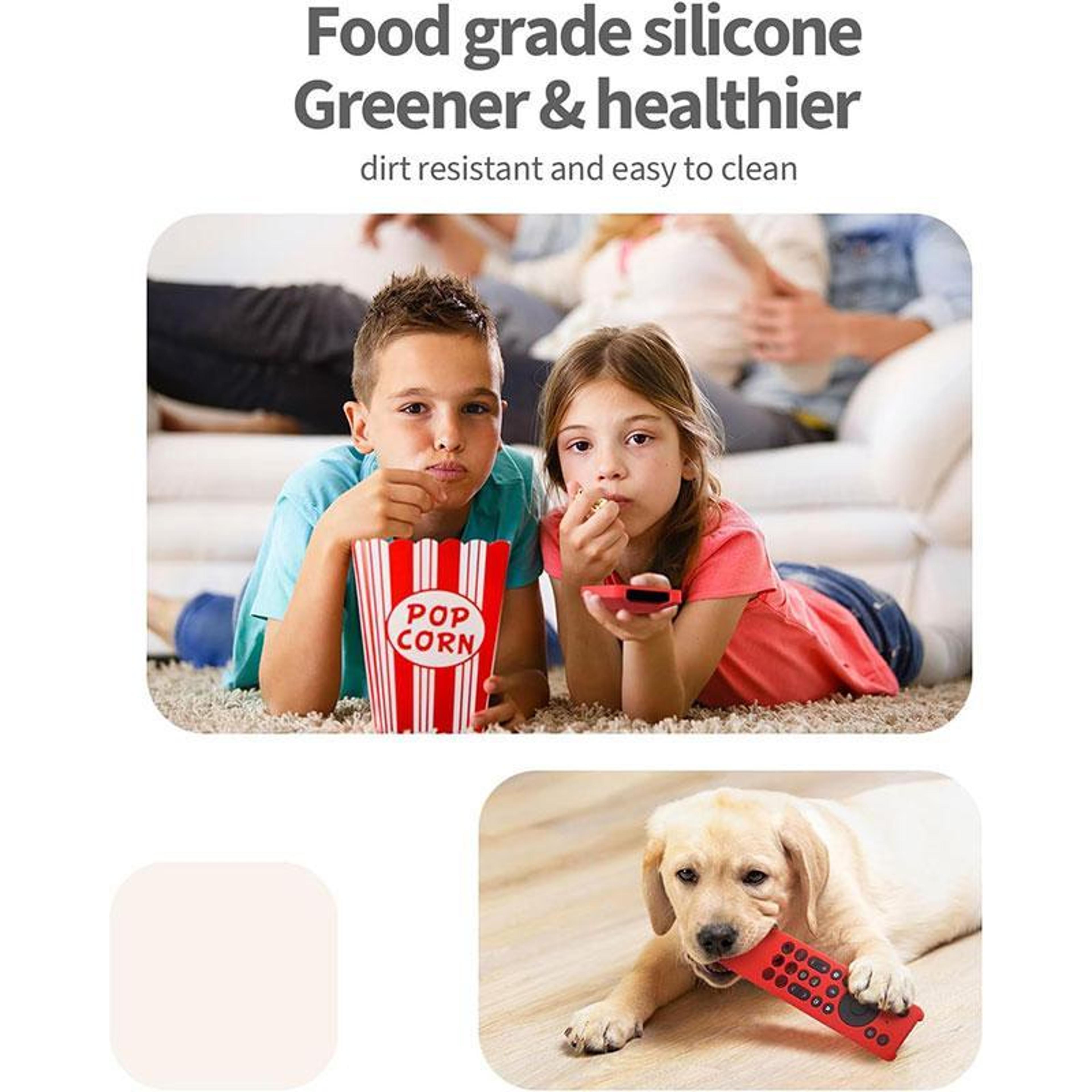 2PCS TCL RC923A Remote Cover And RC813A Silicone Protective Cases With Straps 5