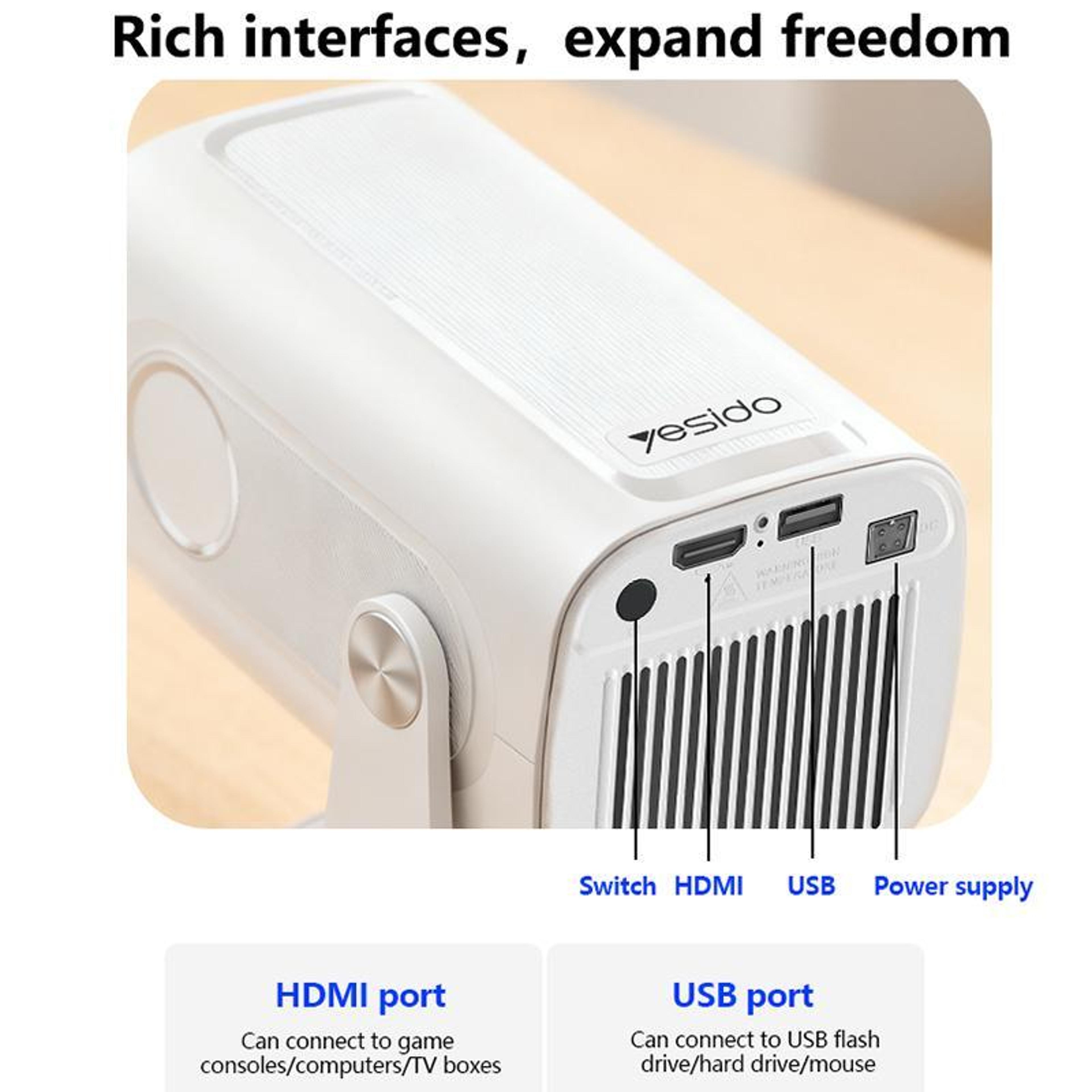 TV16 1080P Smart Projector With Auto Focus WiFi 6 And Bluetooth 54 11