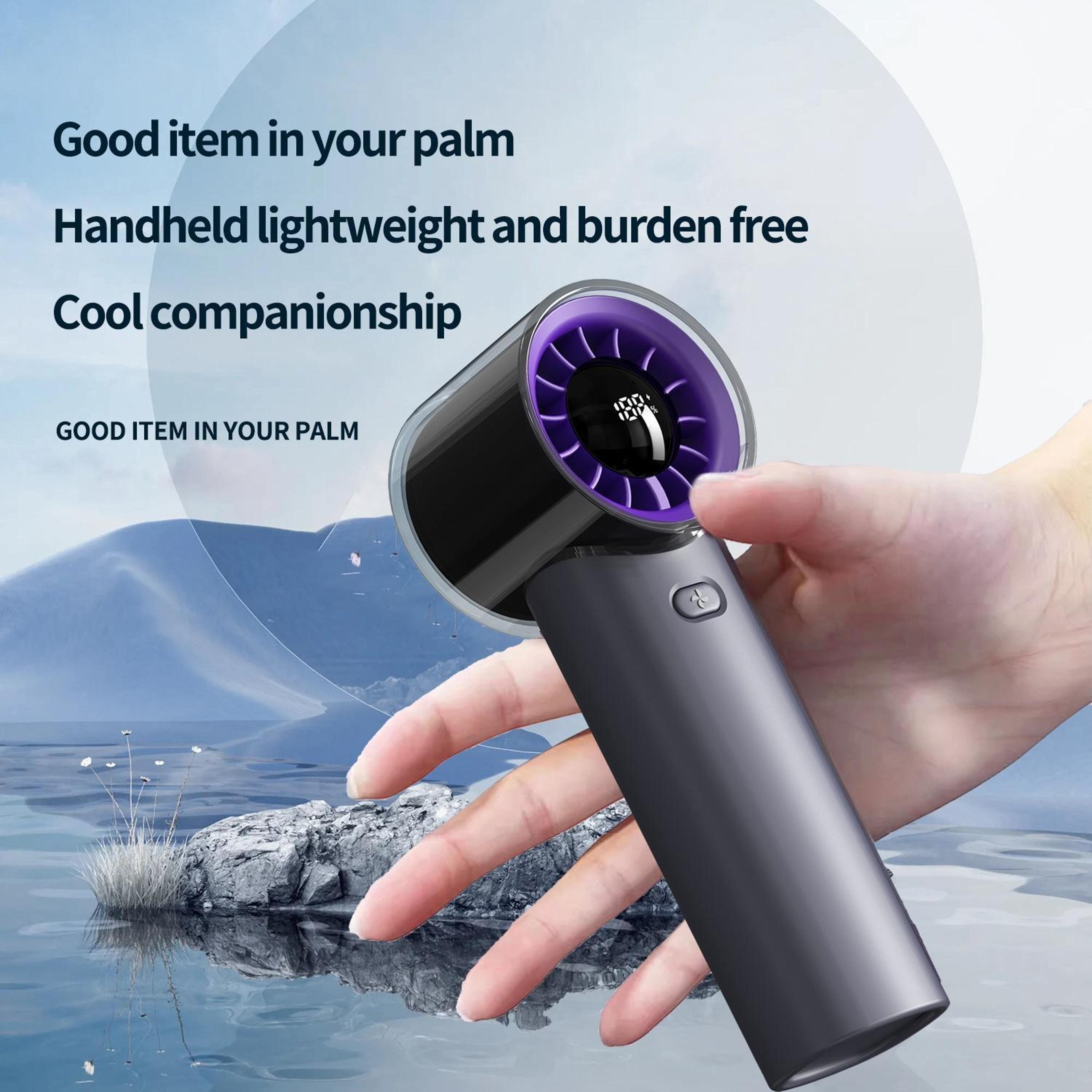 High Speed Handheld Fan With Digital Display And 100Speed Control 9