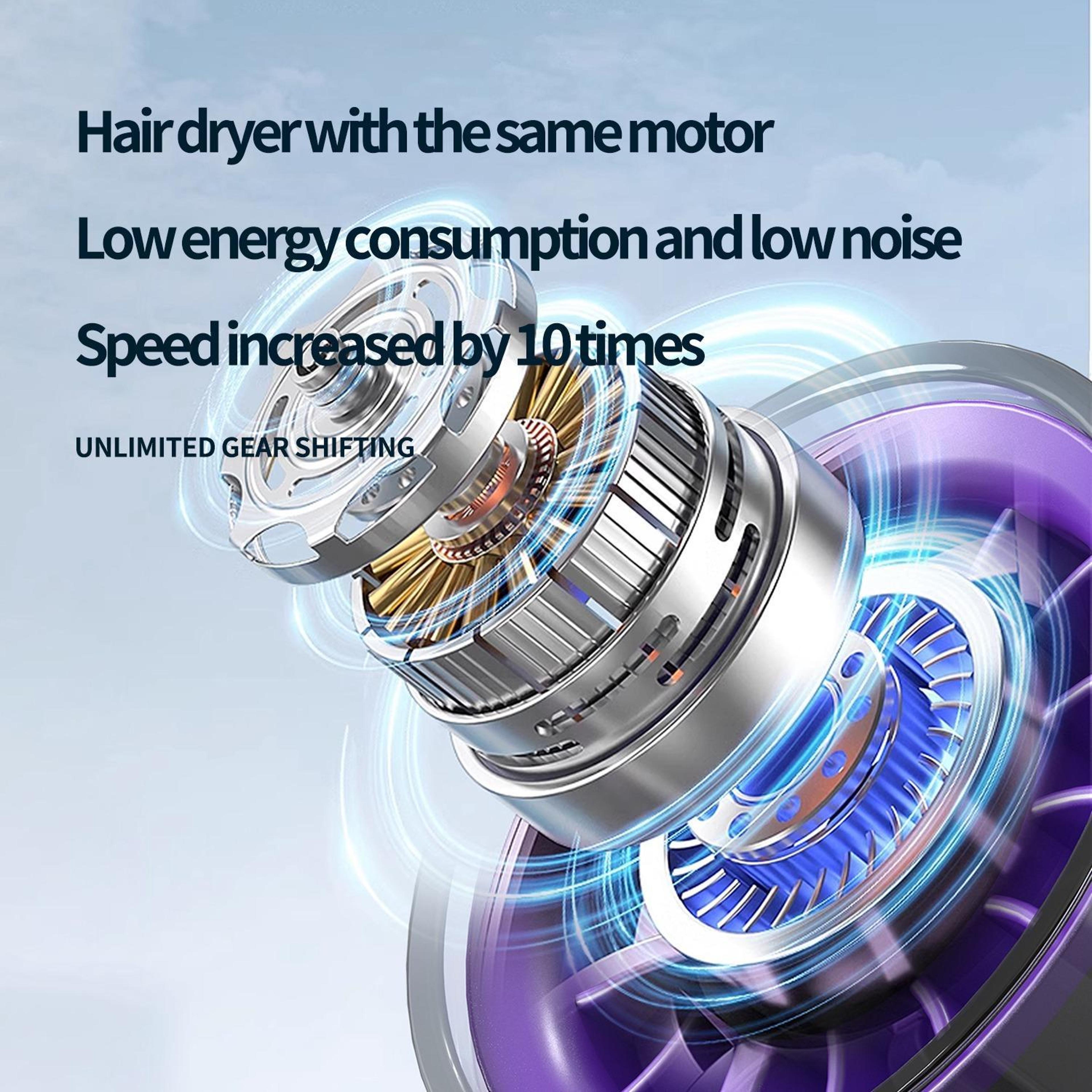 High Speed Handheld Fan With Digital Display And 100Speed Control 4