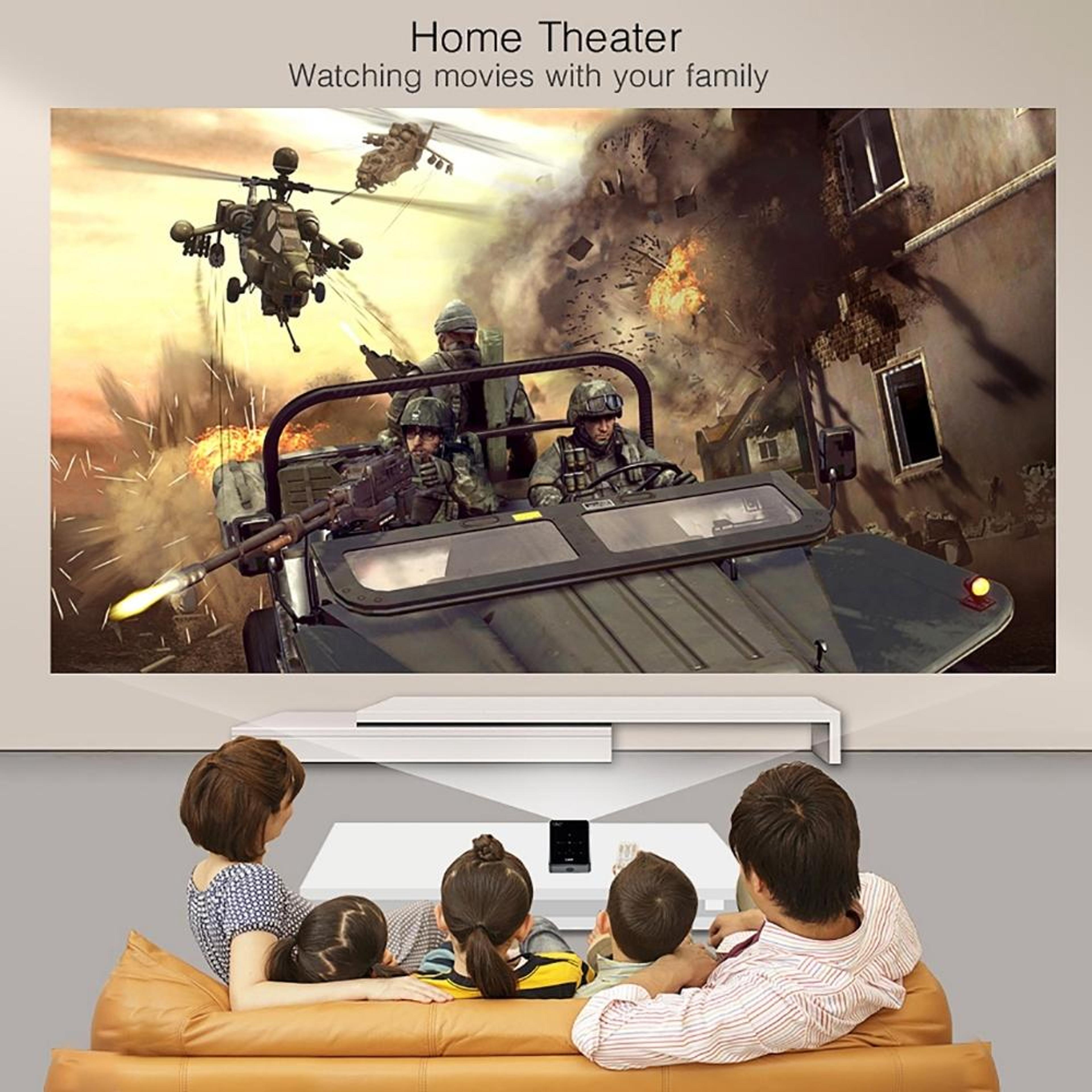 P09 Portable Projector With 4K Decoding DLP Display DualBand WiFi And Bluetooth 13