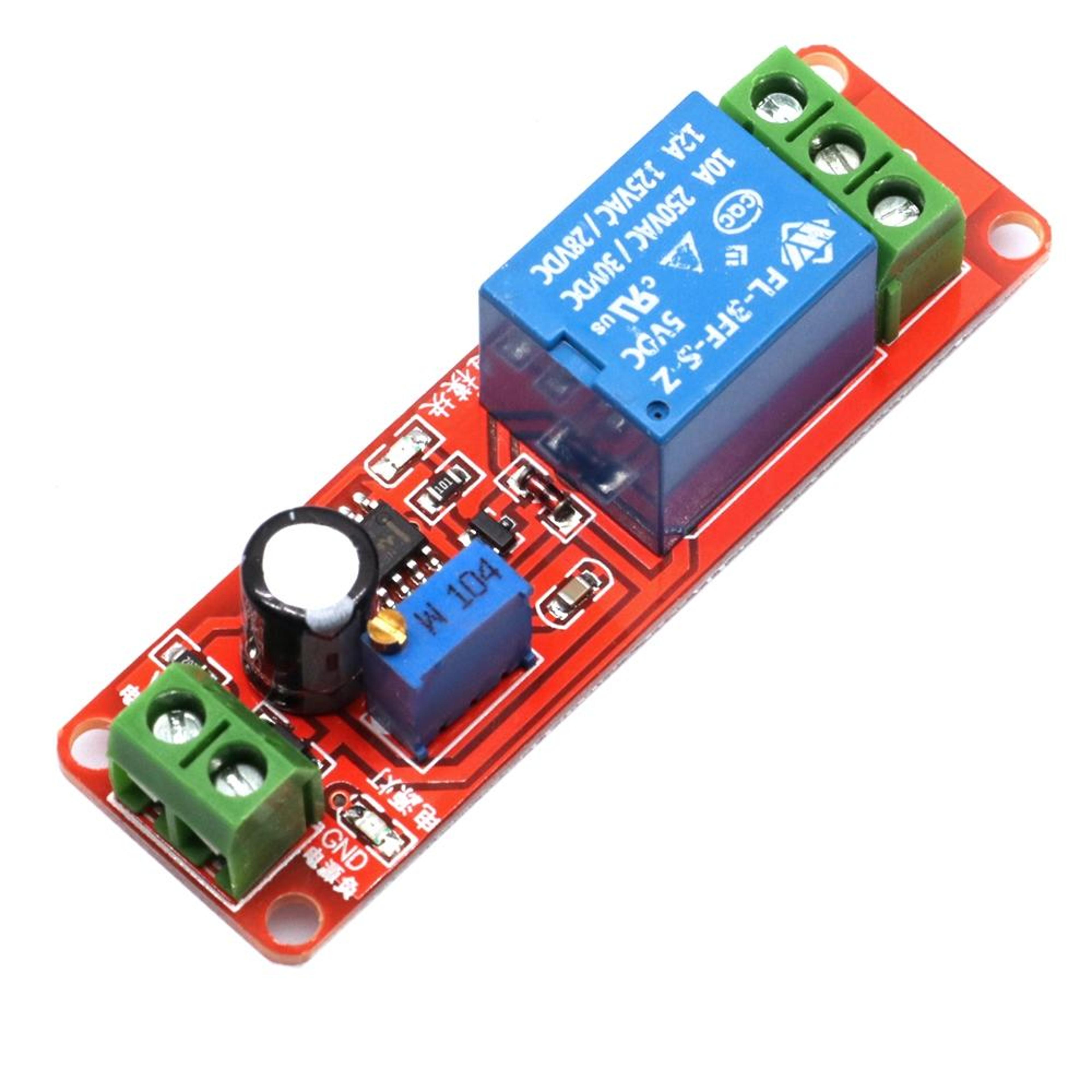Time Delay Relay Module With Adjustable 010 Second Timer Switch 0