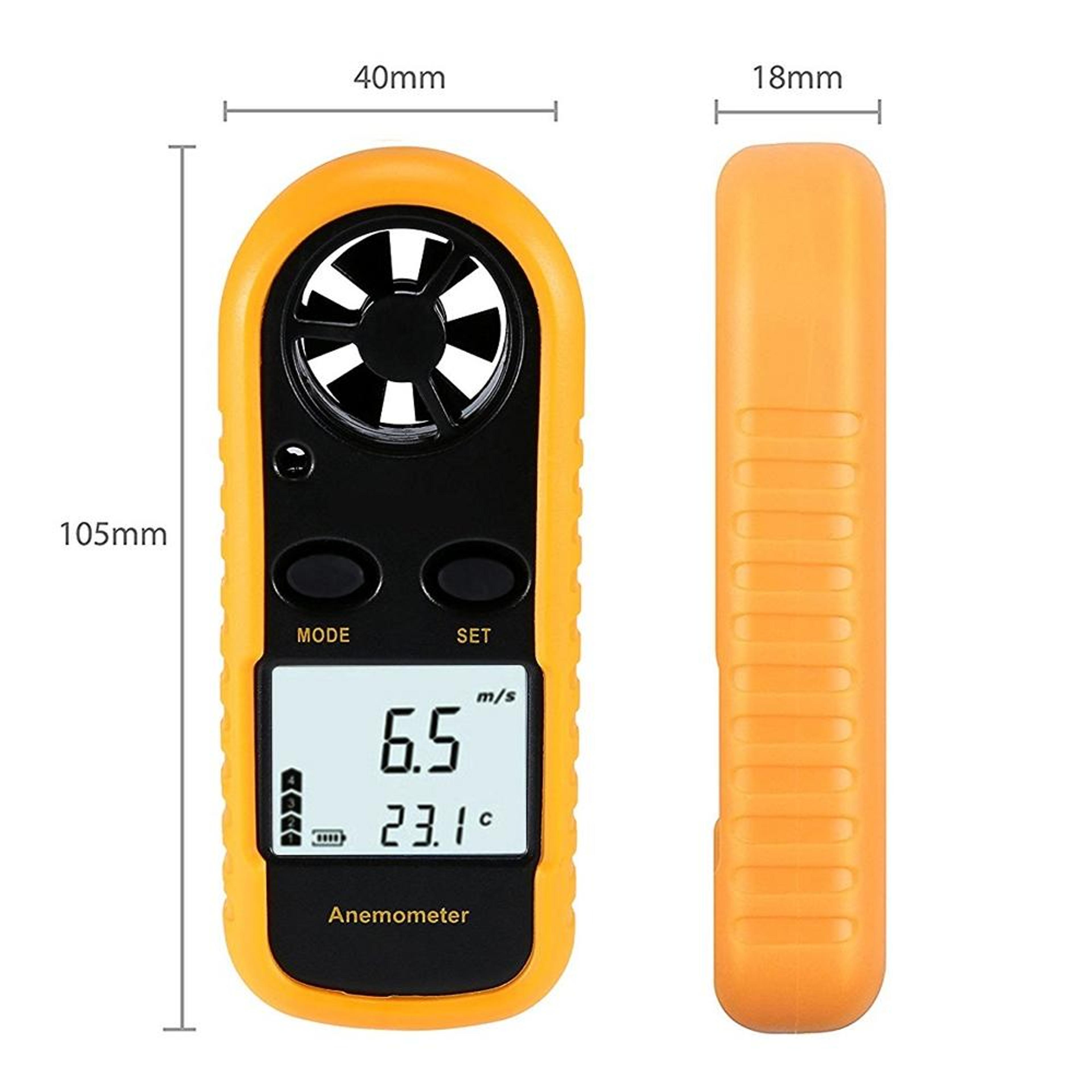 Digital Anemometer Wind Speed Meter With Temperature And Beaufort Scale 3