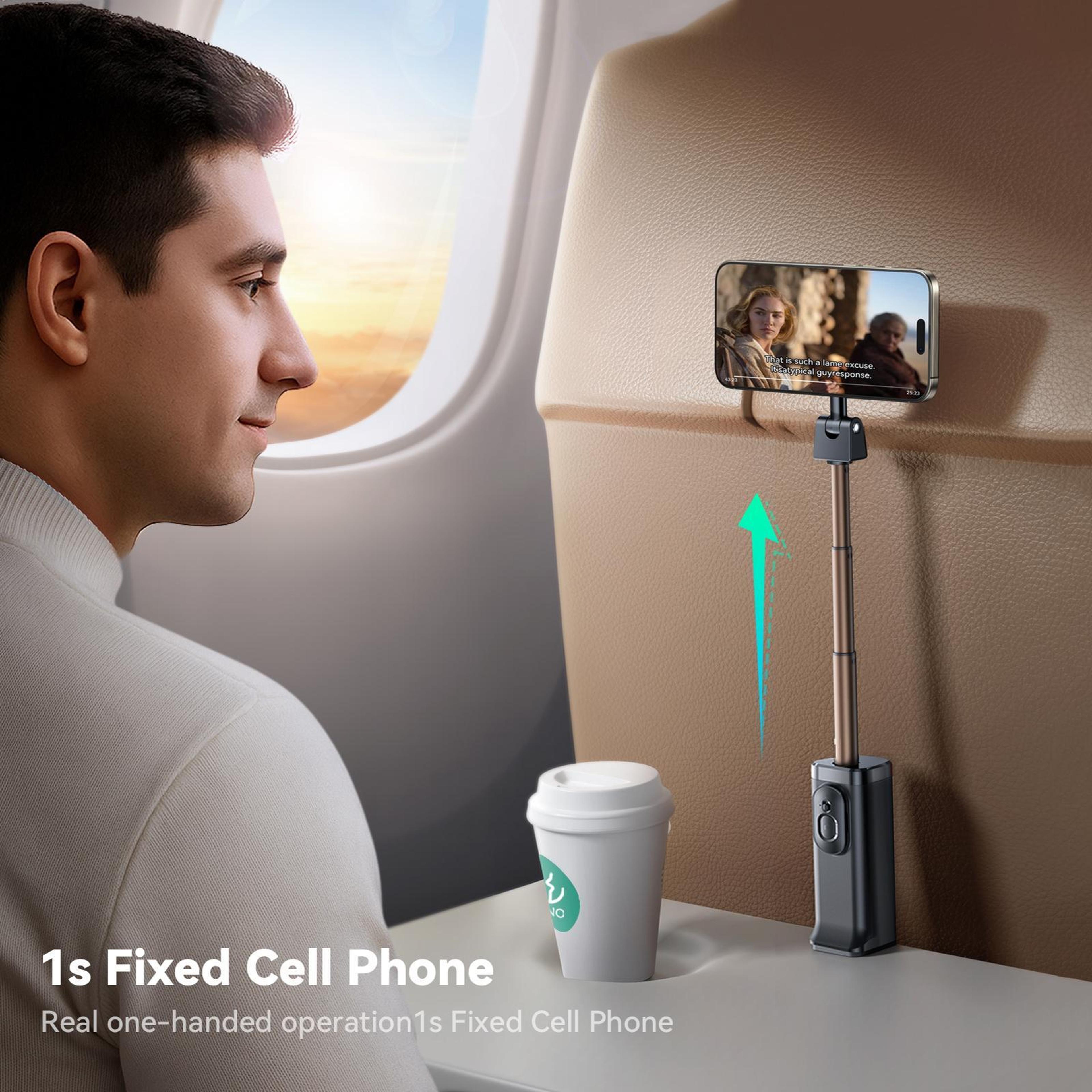 Magnetic Selfie Stick And Travel Phone Holder With Wireless Remote 3