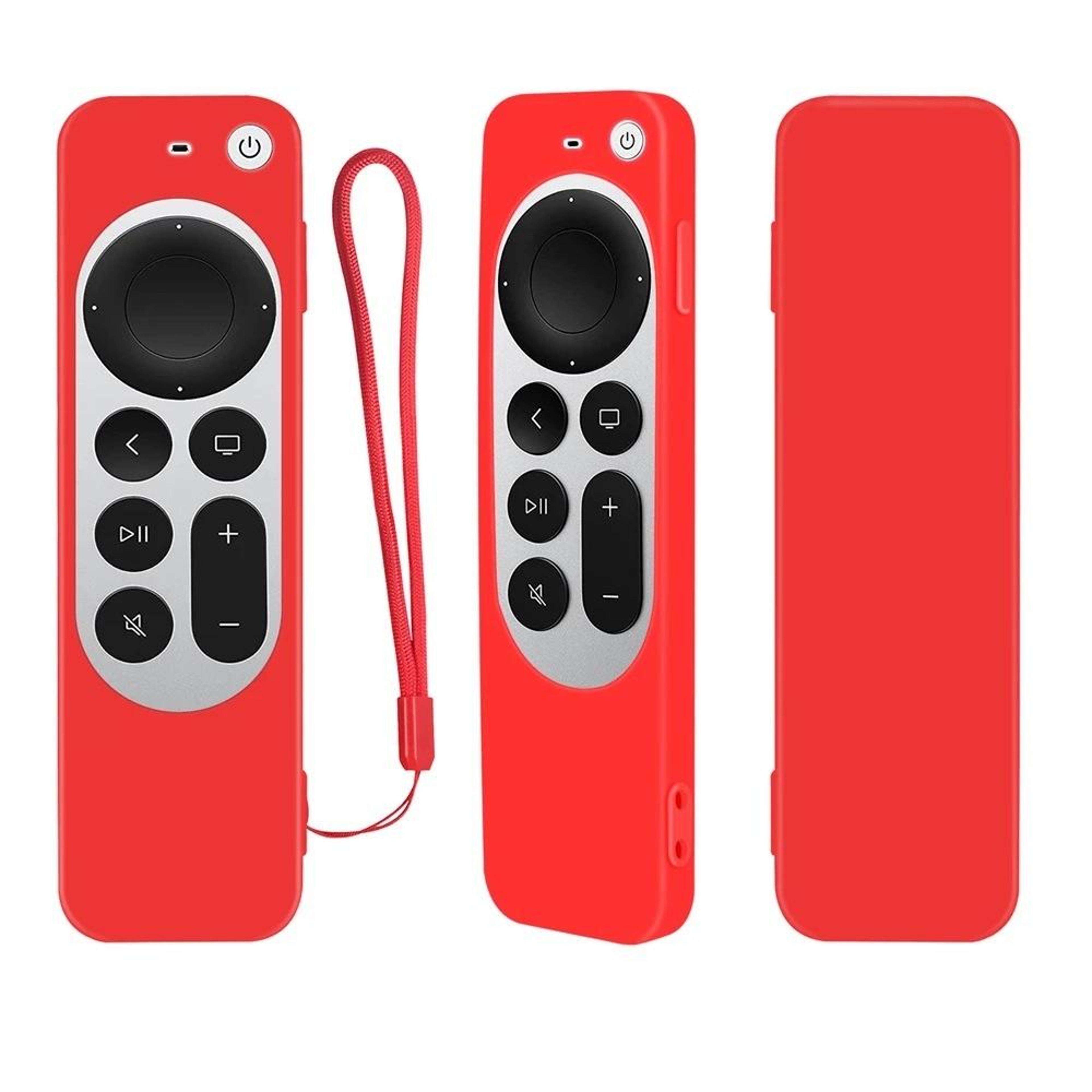Apple TV Siri Remote Silicone Case With Protective Cover And Wrist Strap 8