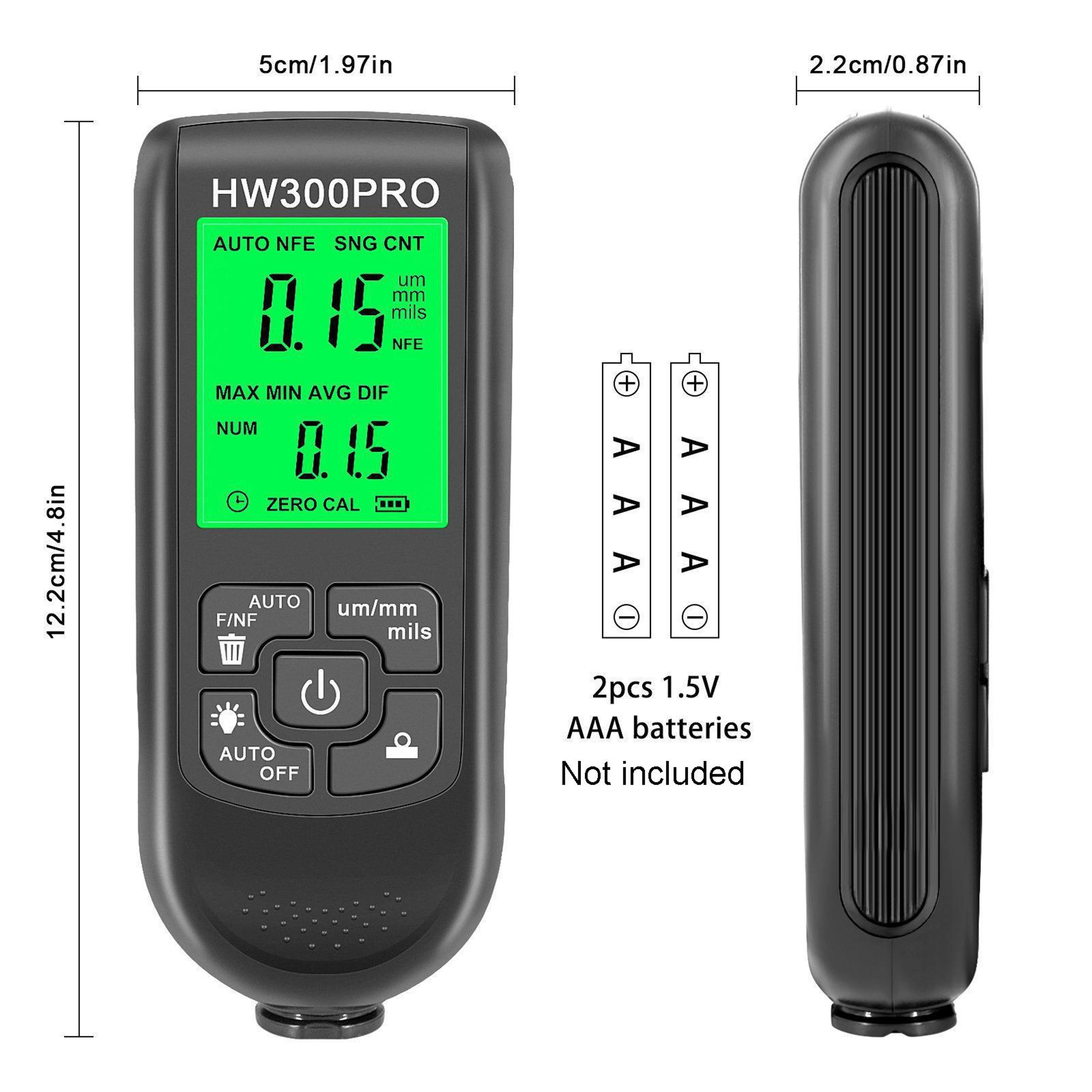 Coating Thickness Gauge High Precision Digital Paint Thickness Gauge For Automotive And Industrial  3