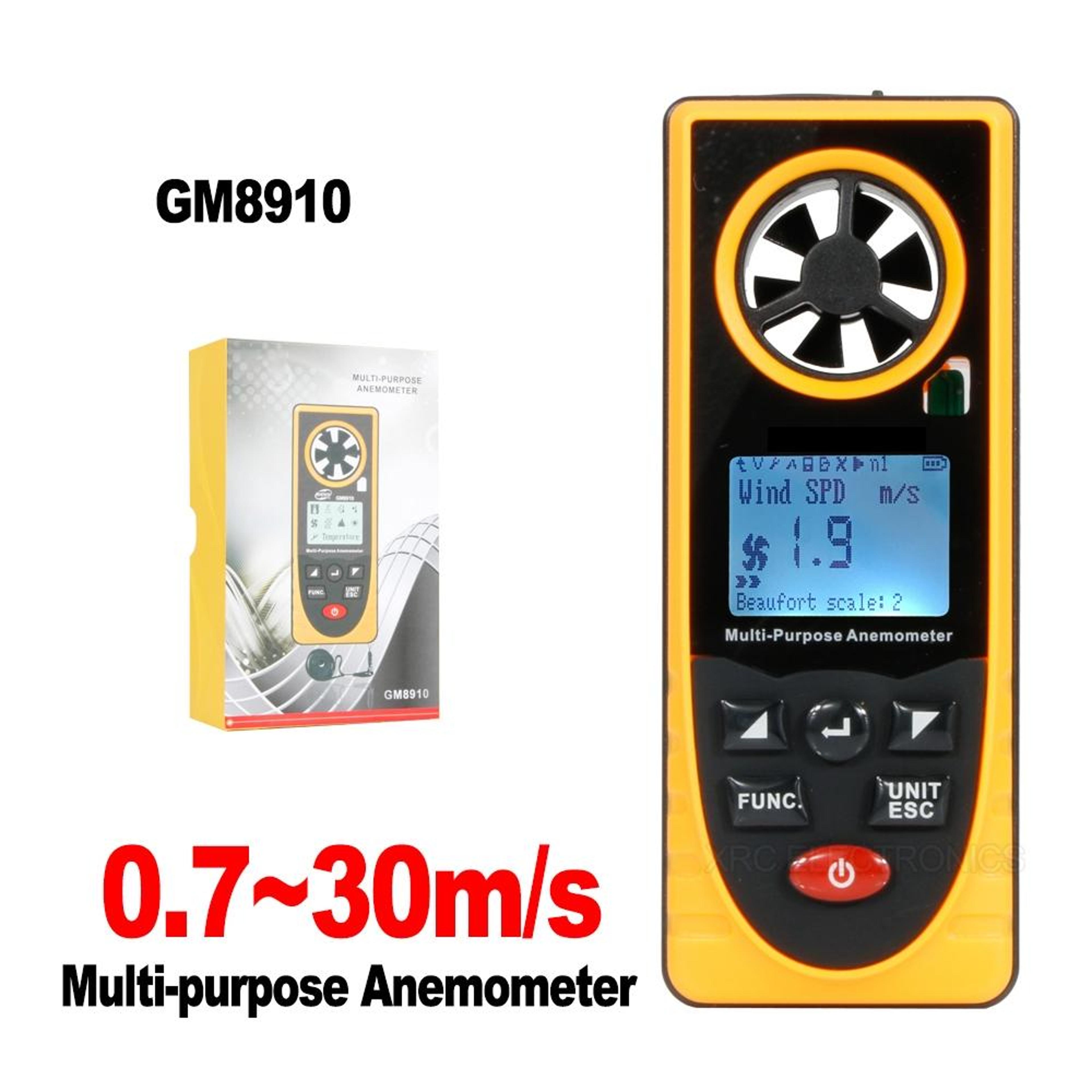 Digital Anemometer Wind Speed Meter And Handheld Weather Meter 1