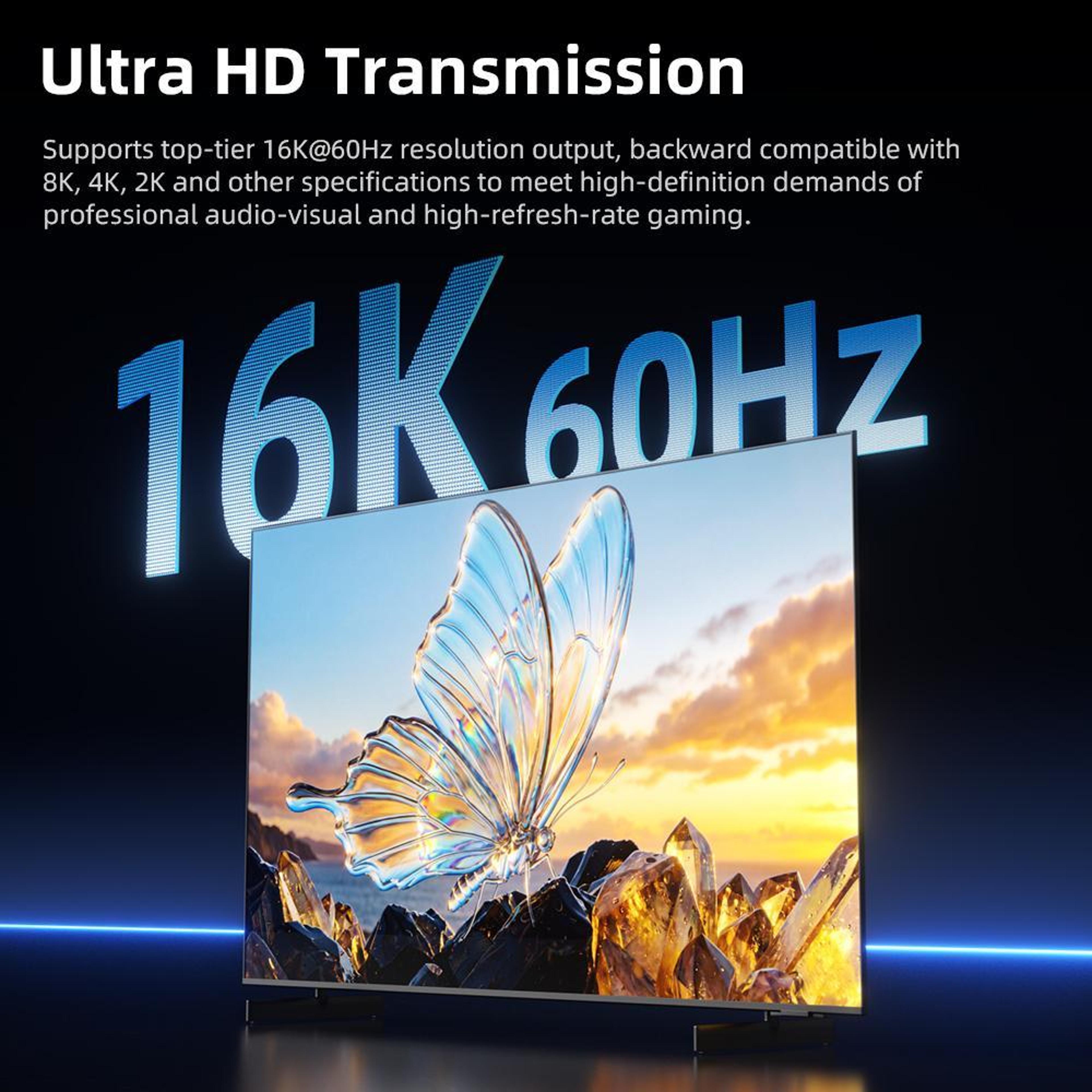 16K 60Hz HDMI Cable Flexible Silicone Screen Mirroring Cable 1