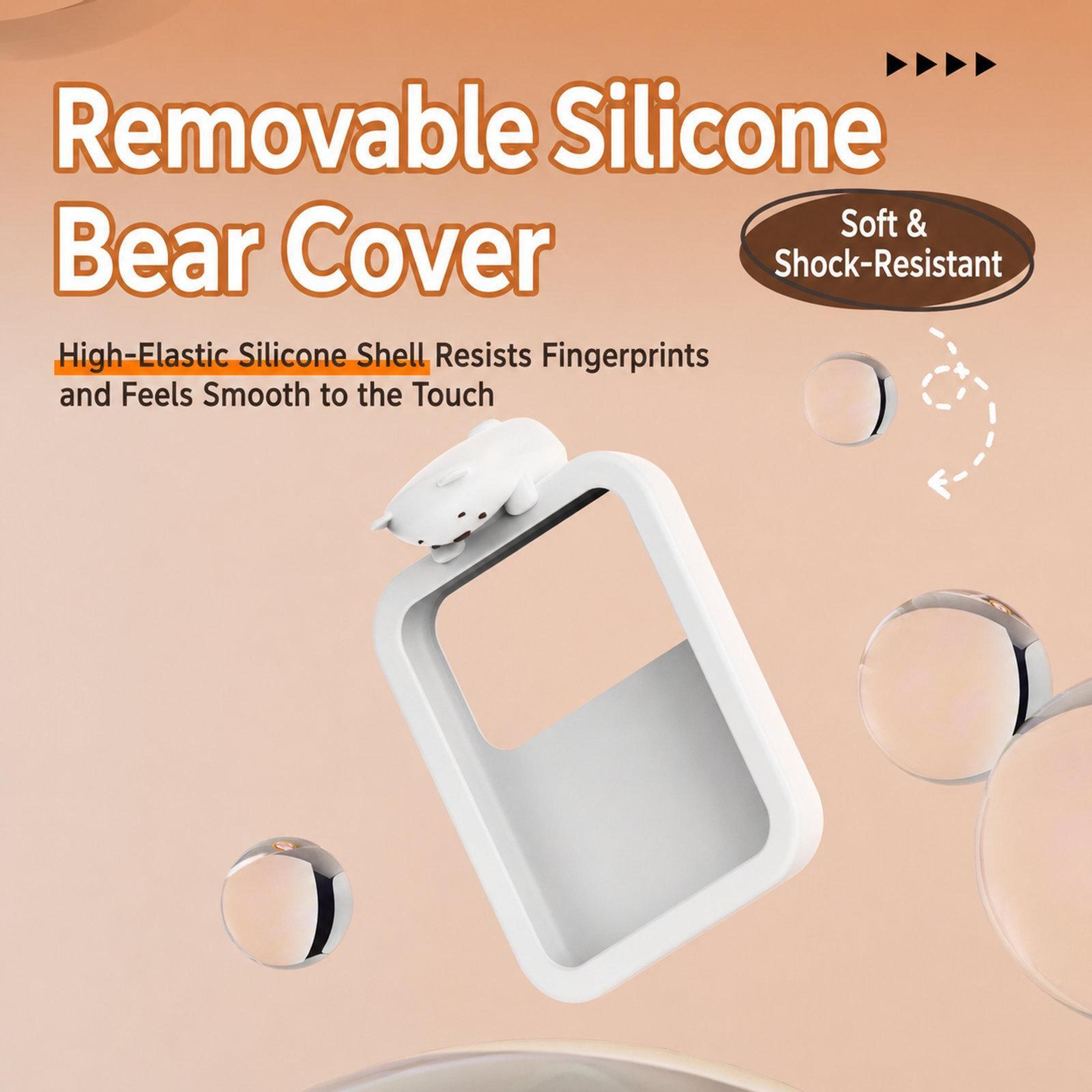 Wireless Numeric Keypad 18Key Laptop Number Pad With Silicone Bear Cover 6