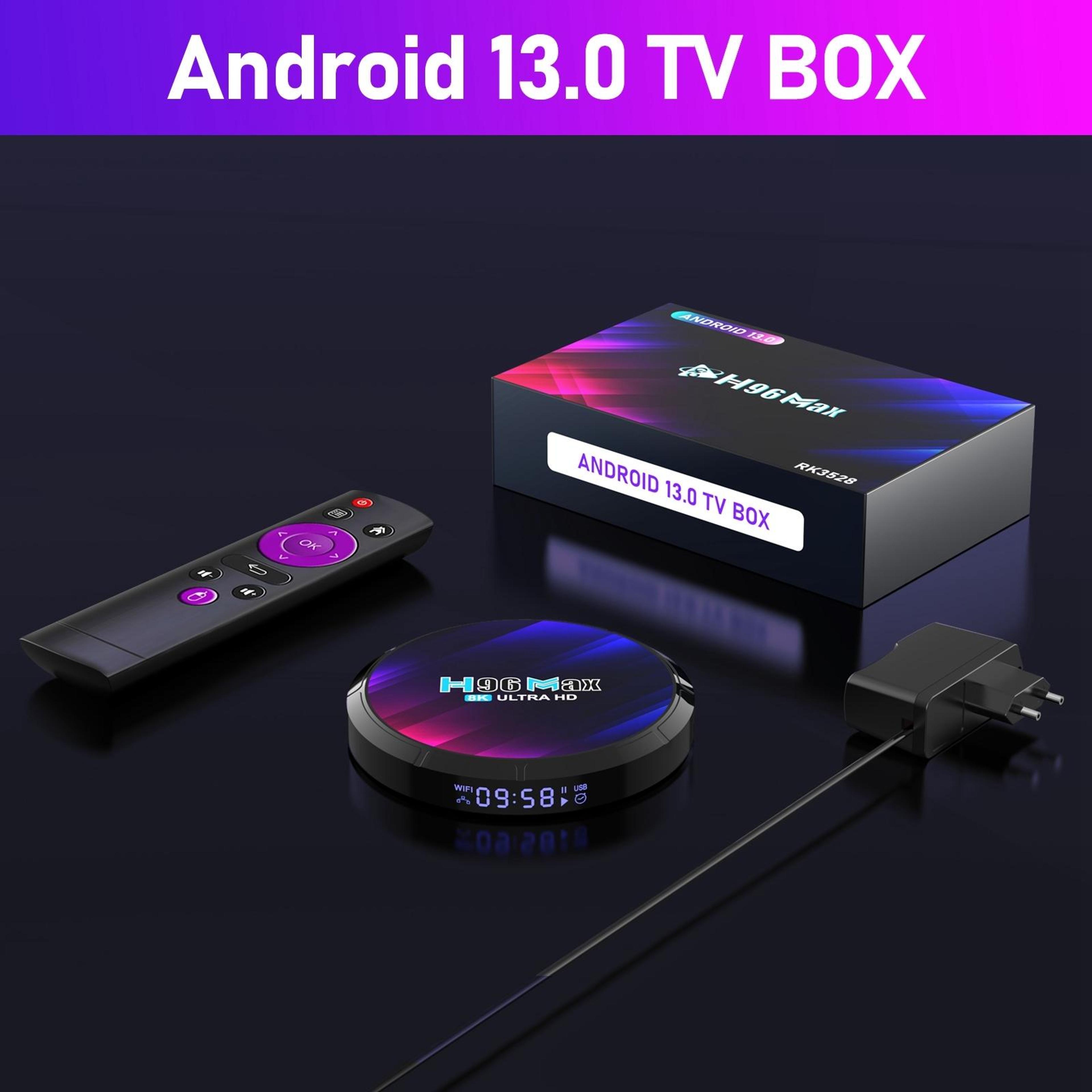 H96 Max Android TV Box With Android 13 8K Video Decoding WiFi 6 5