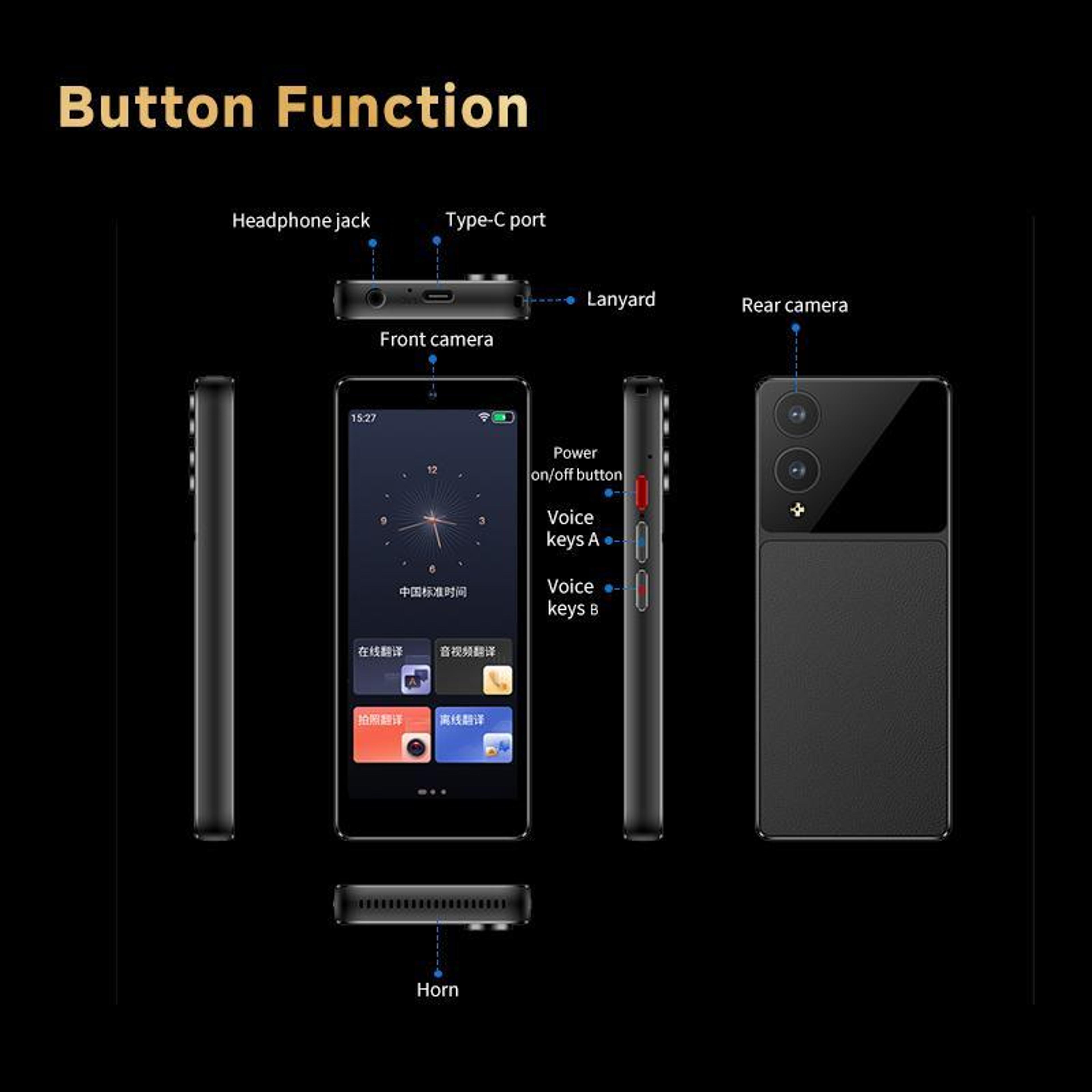 S20 Pro AI Language Translator With 5Inch Screen Offline Translator And Photo Translation 2