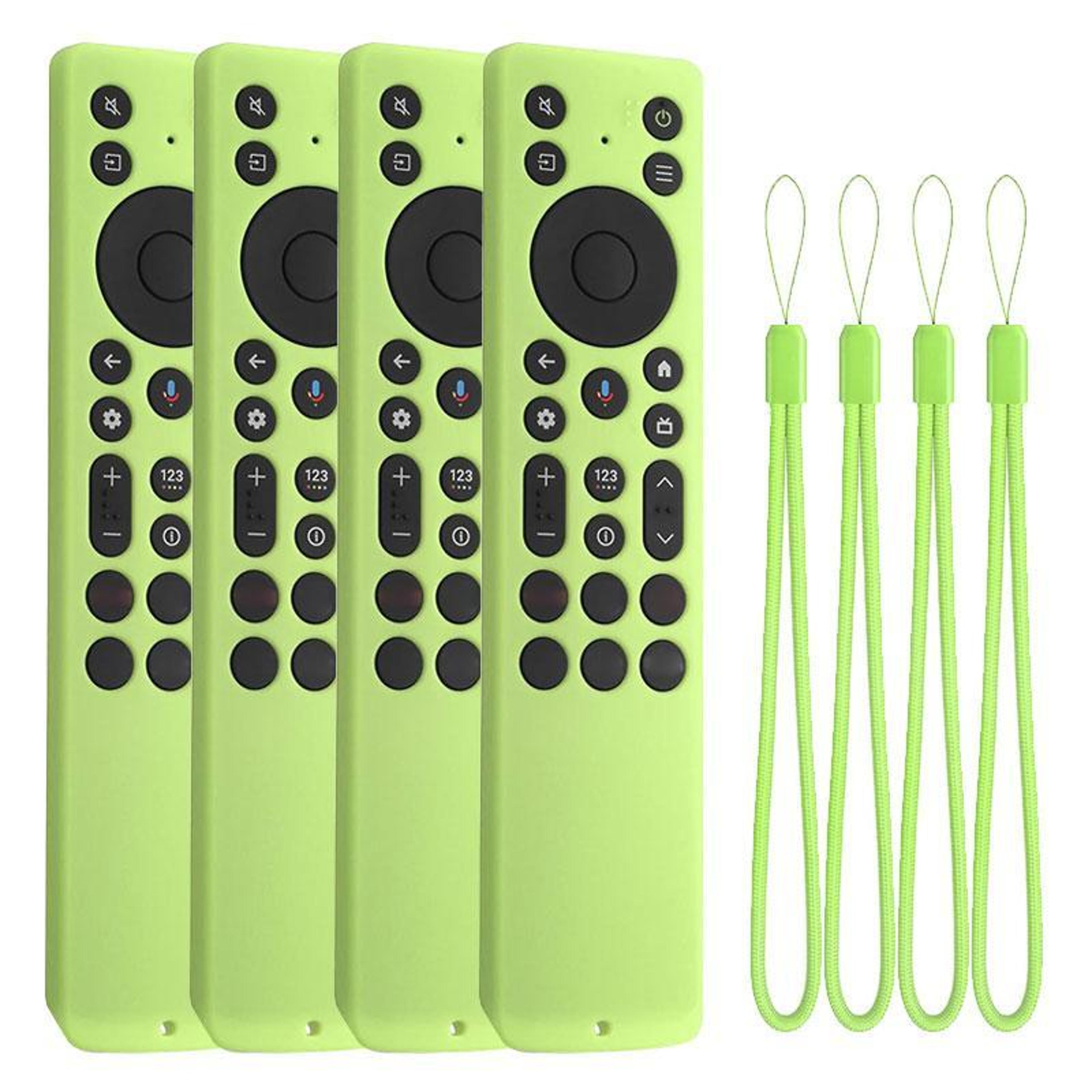 TCL Remote Cover 4PCS Silicone Protective Cases With Straps 9