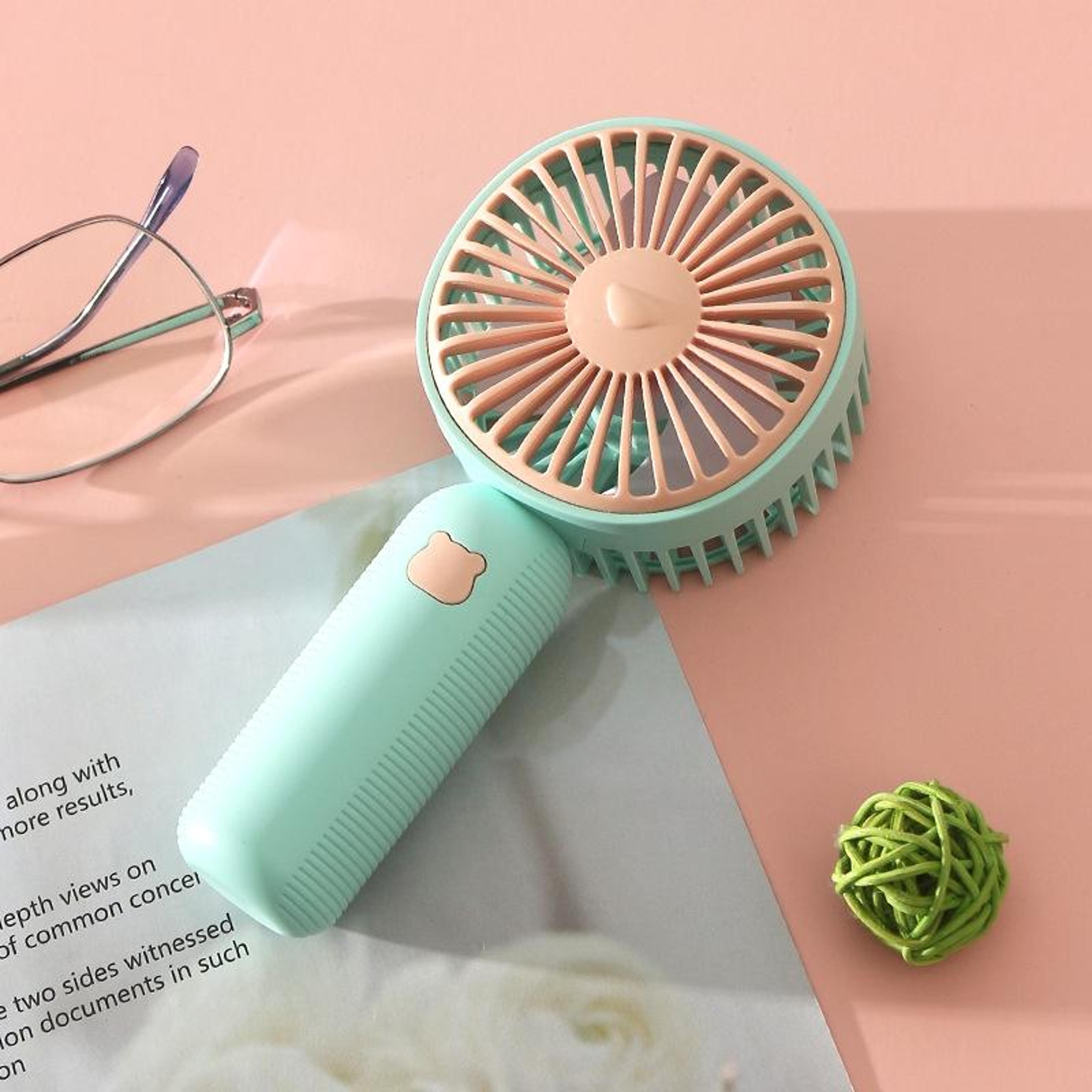 Portable Handheld Fan And Mini Desk Fan With USB Rechargeable Battery 7