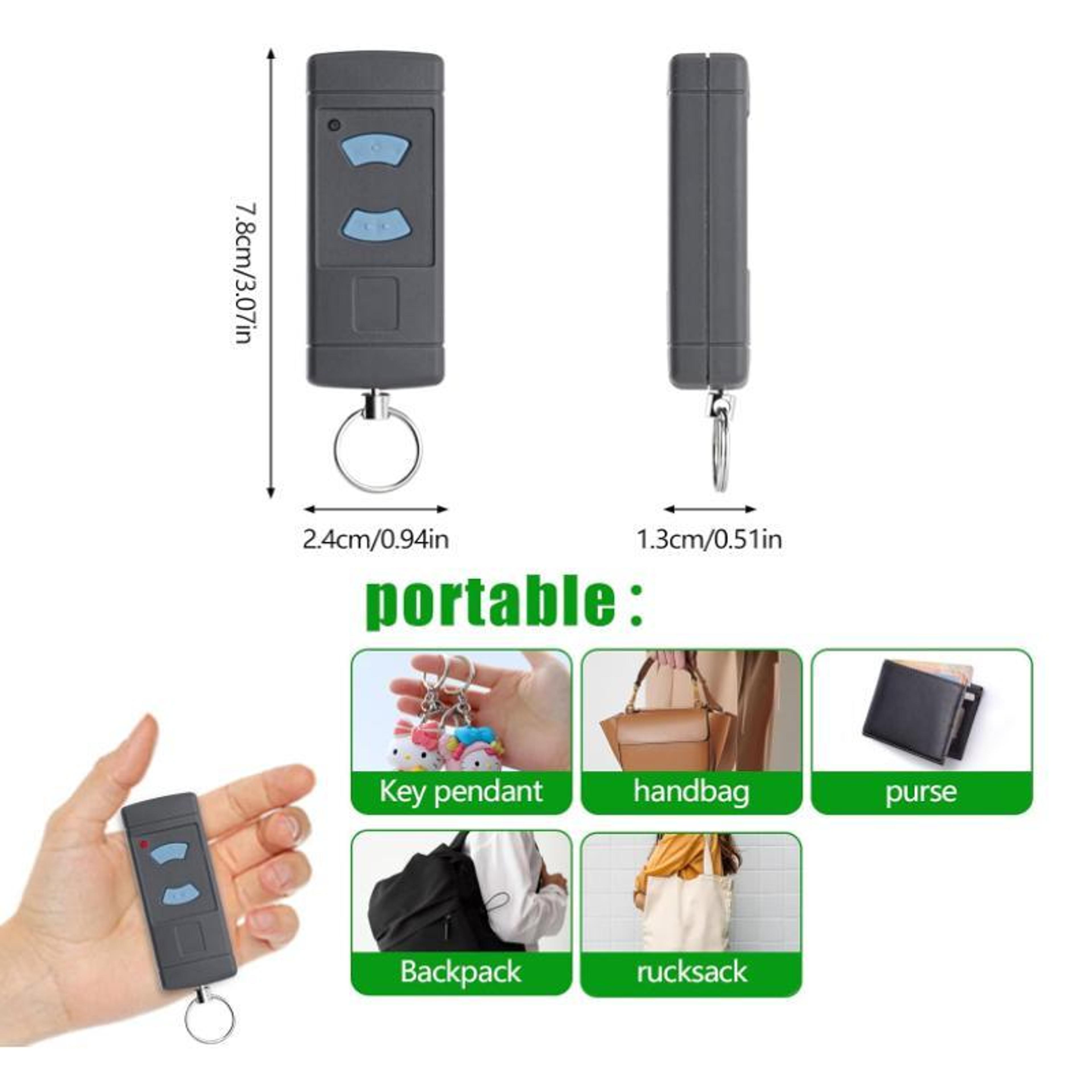 Garage Door Remote Replacement For HSE2 HSE4 With 2Button Rolling Code 2