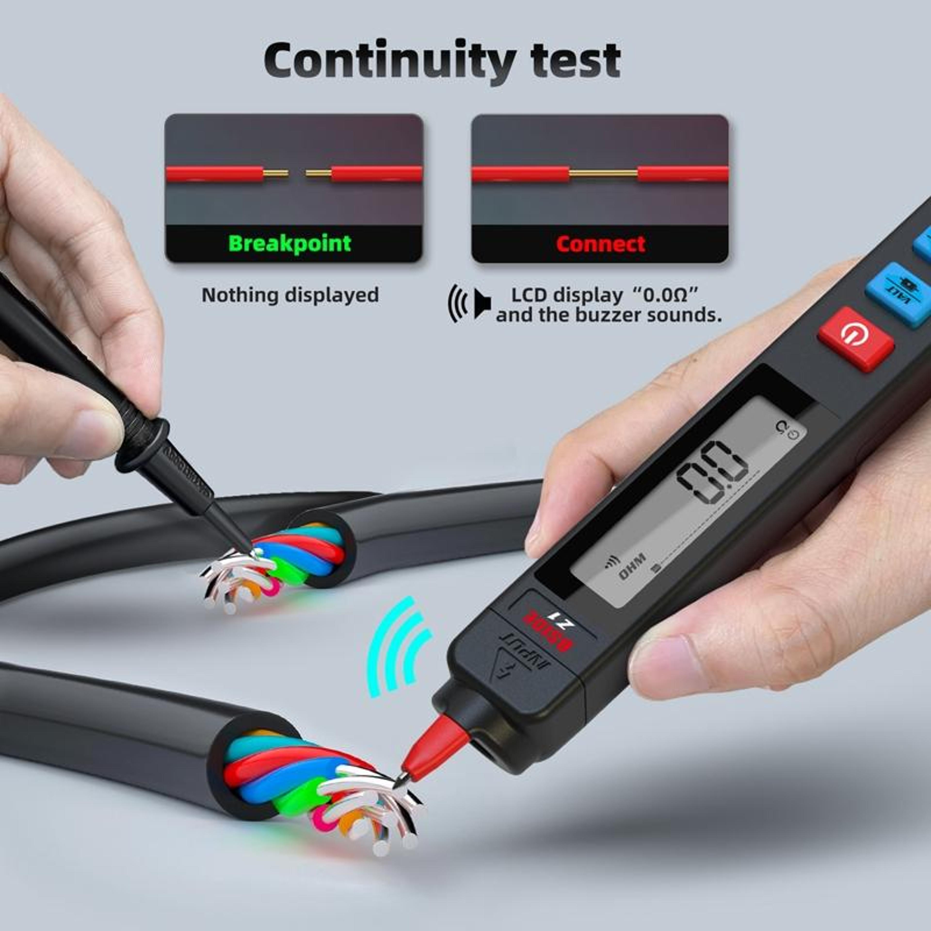 Smart Pen Multimeter With NCV Voltage Detector And Breakpoint Detection 4