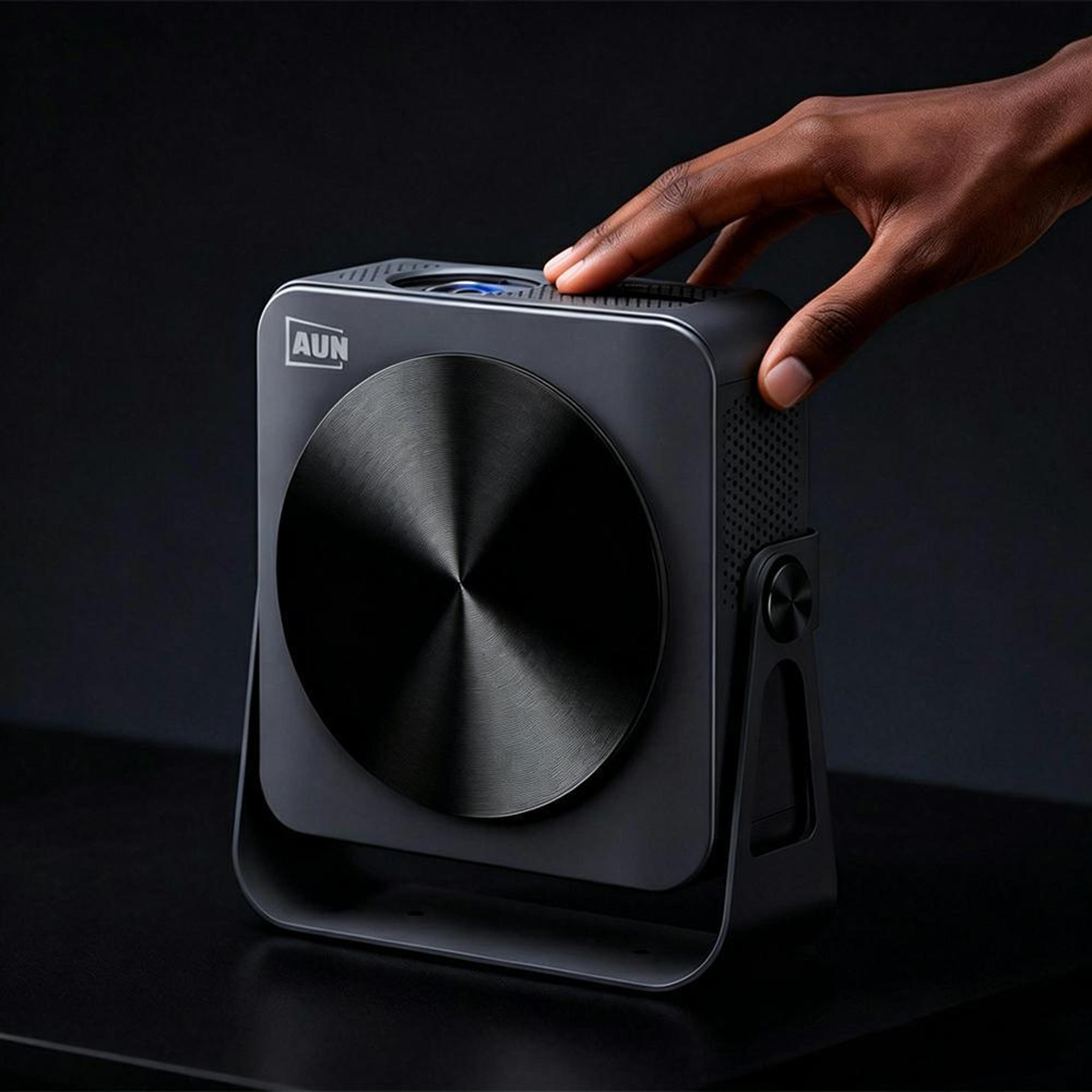 1080P Smart Projector With Android 12 760 ANSI And 200 Rotating Stand 10