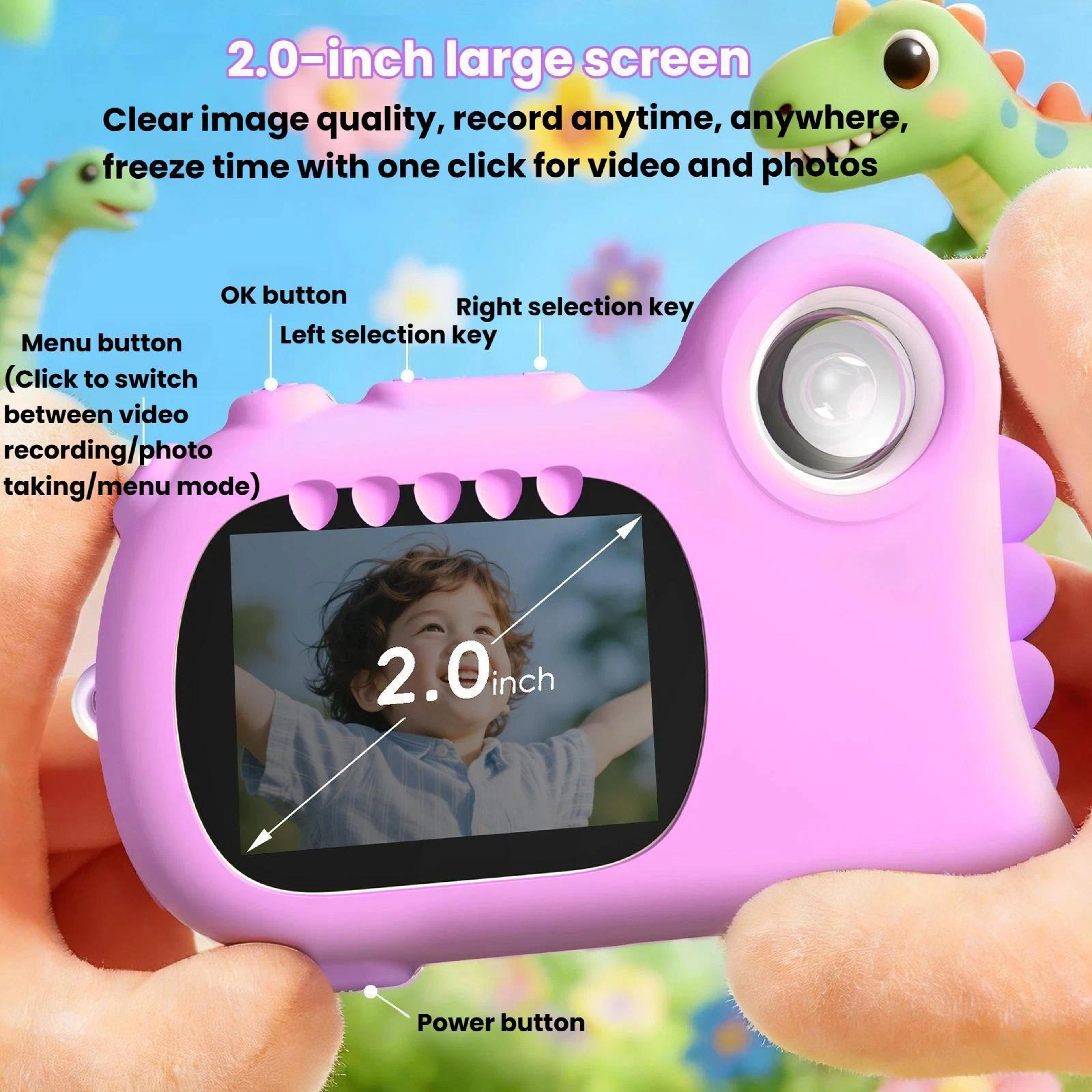 Kids Digital Microscope With 1000X Magnification IPS Screen And Photo Video Capture 1