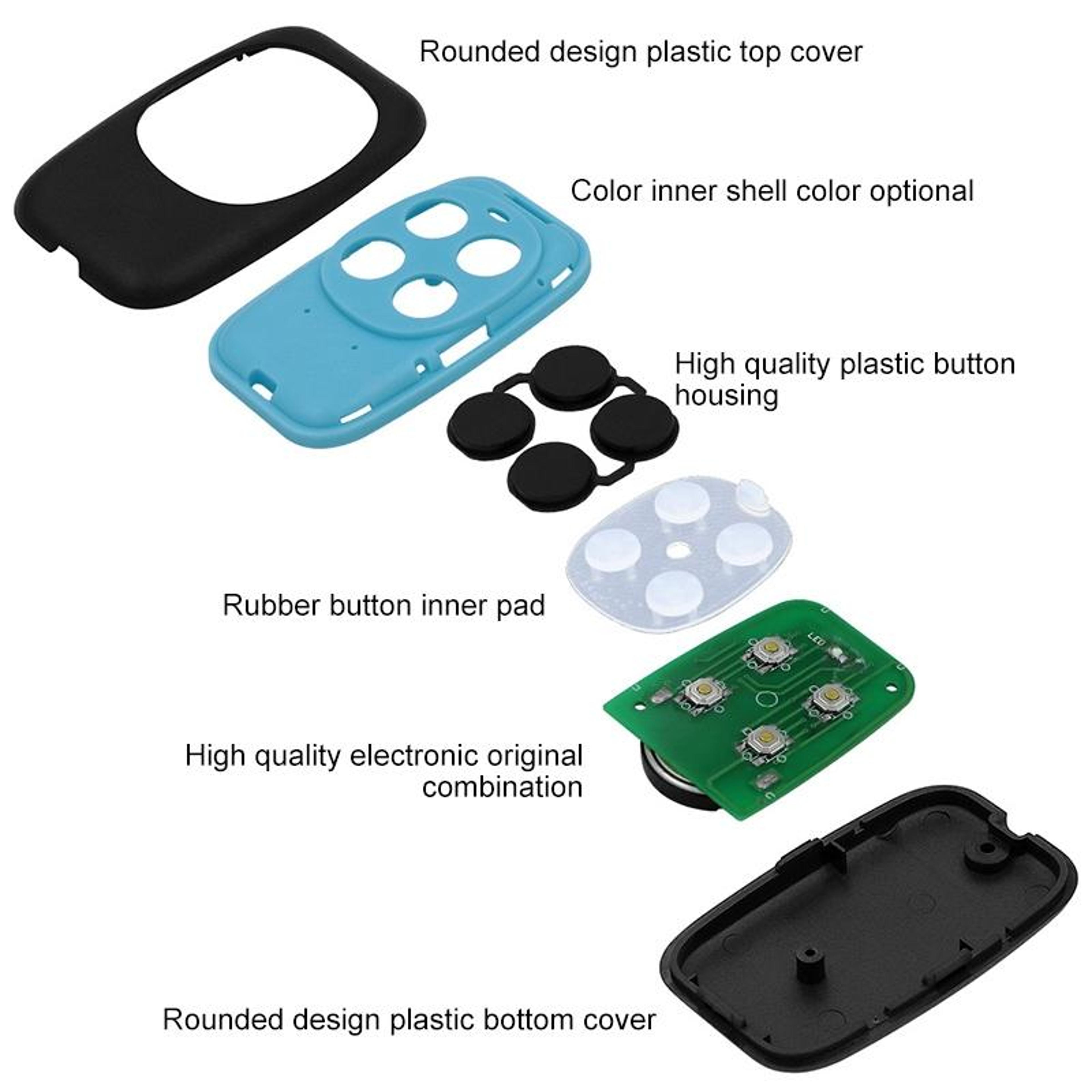 Universal Garage Door Remote Control 4Button Key Fob Cloner 2