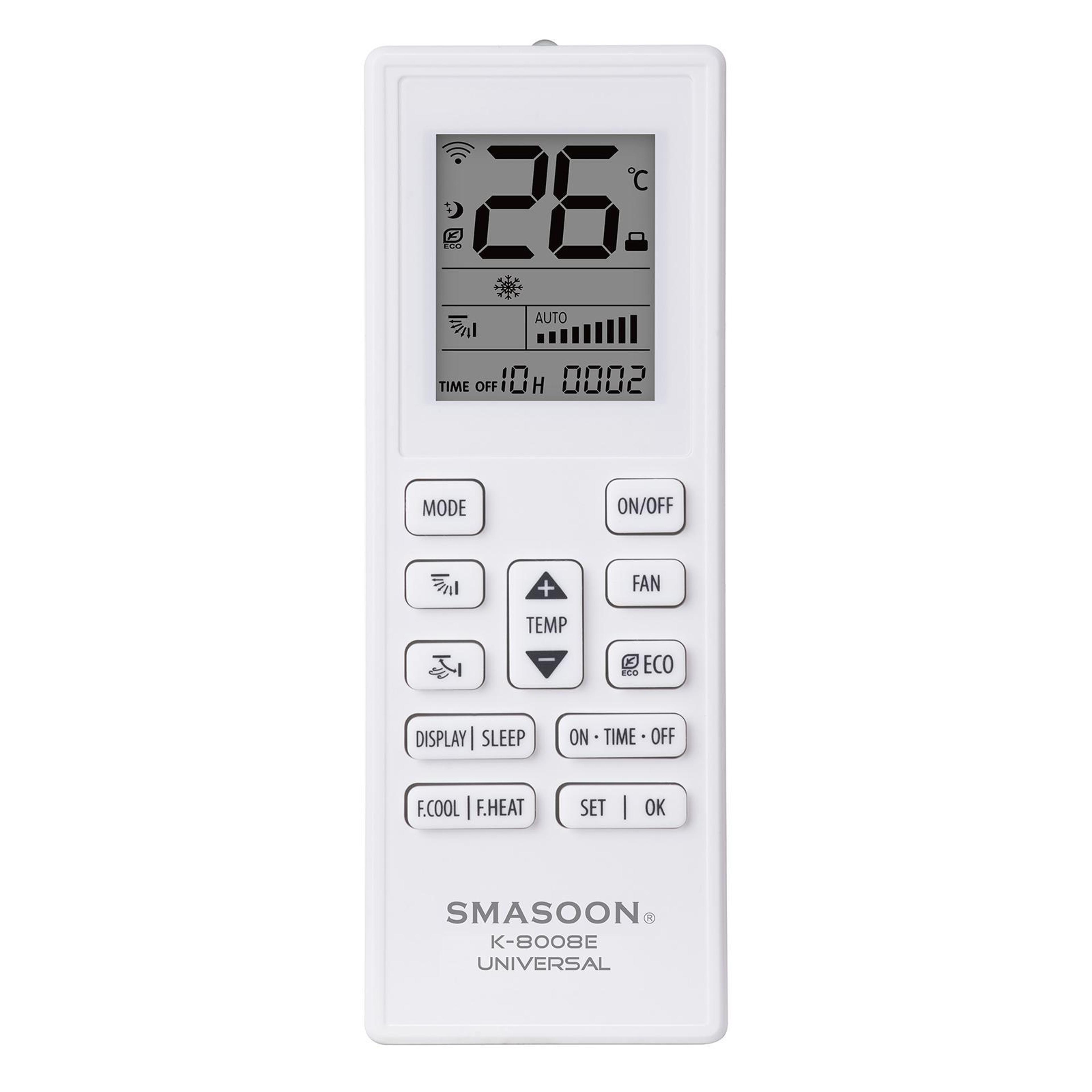 Universal Air Conditioner Remote Control With LCD Display And 8m Range 13