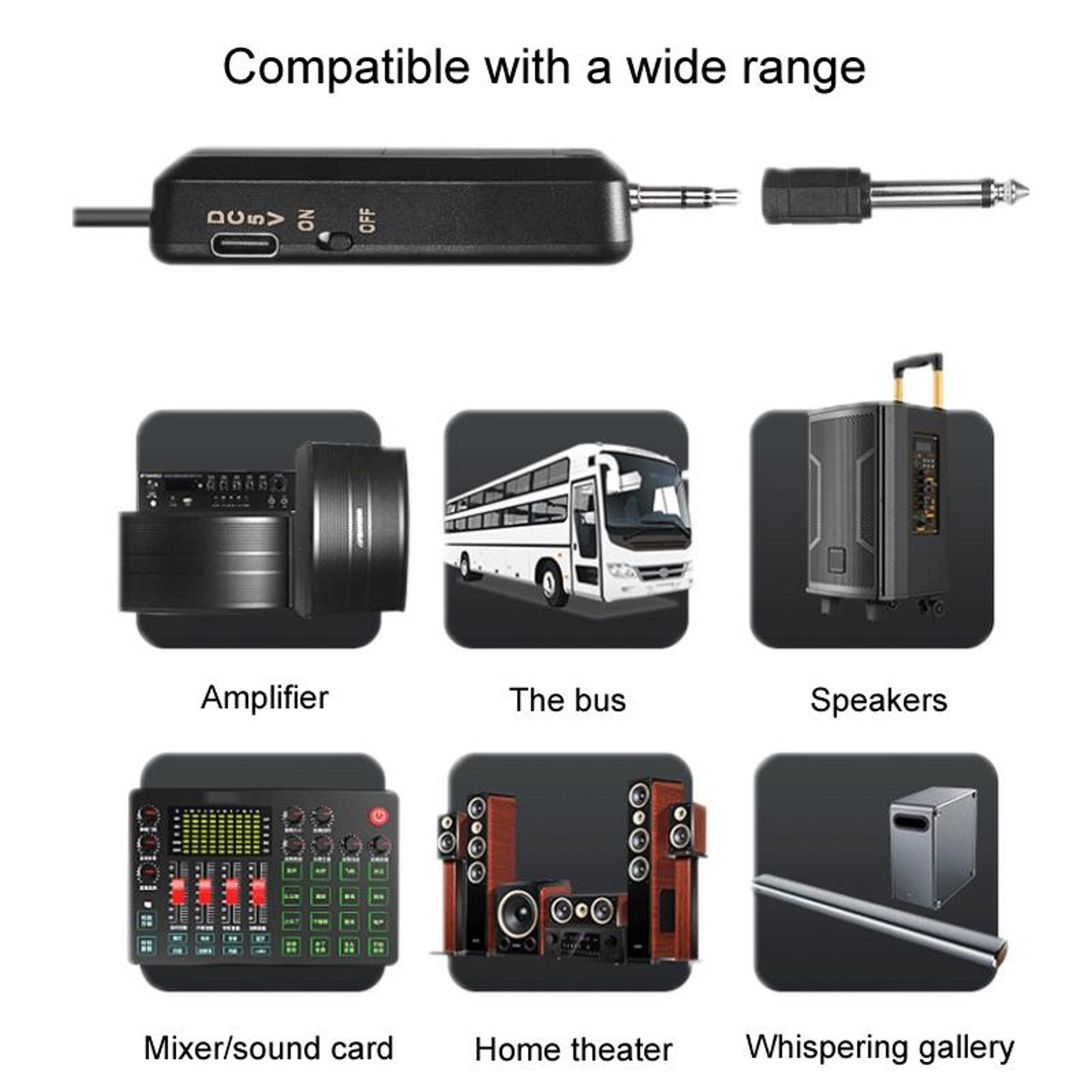 Wireless Headset Microphone With Noise Reduction And 30m Range 4