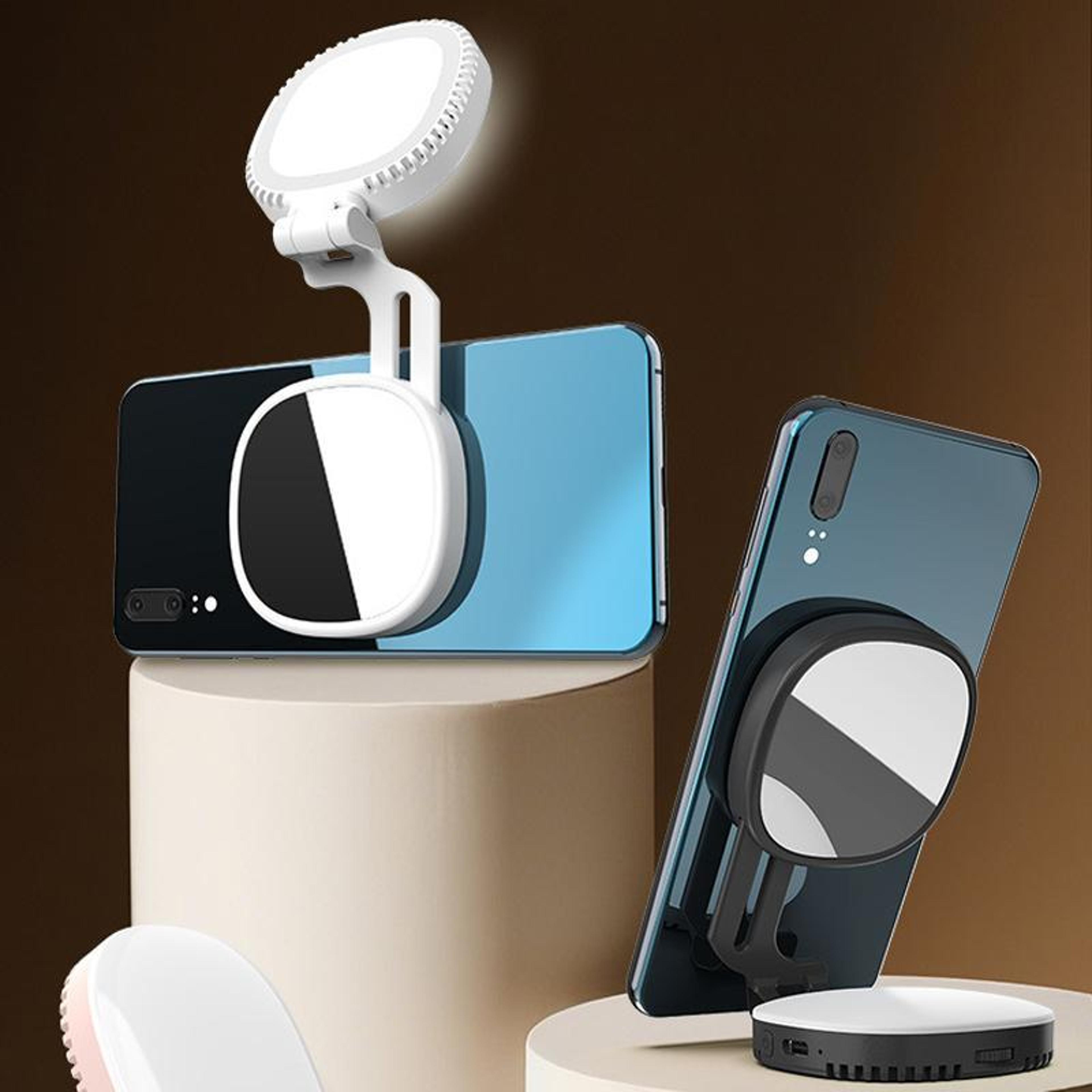 Magnetic Phone Light With TriColor Selfie Light Makeup Mirror And Adjustable Fill Lighting 7