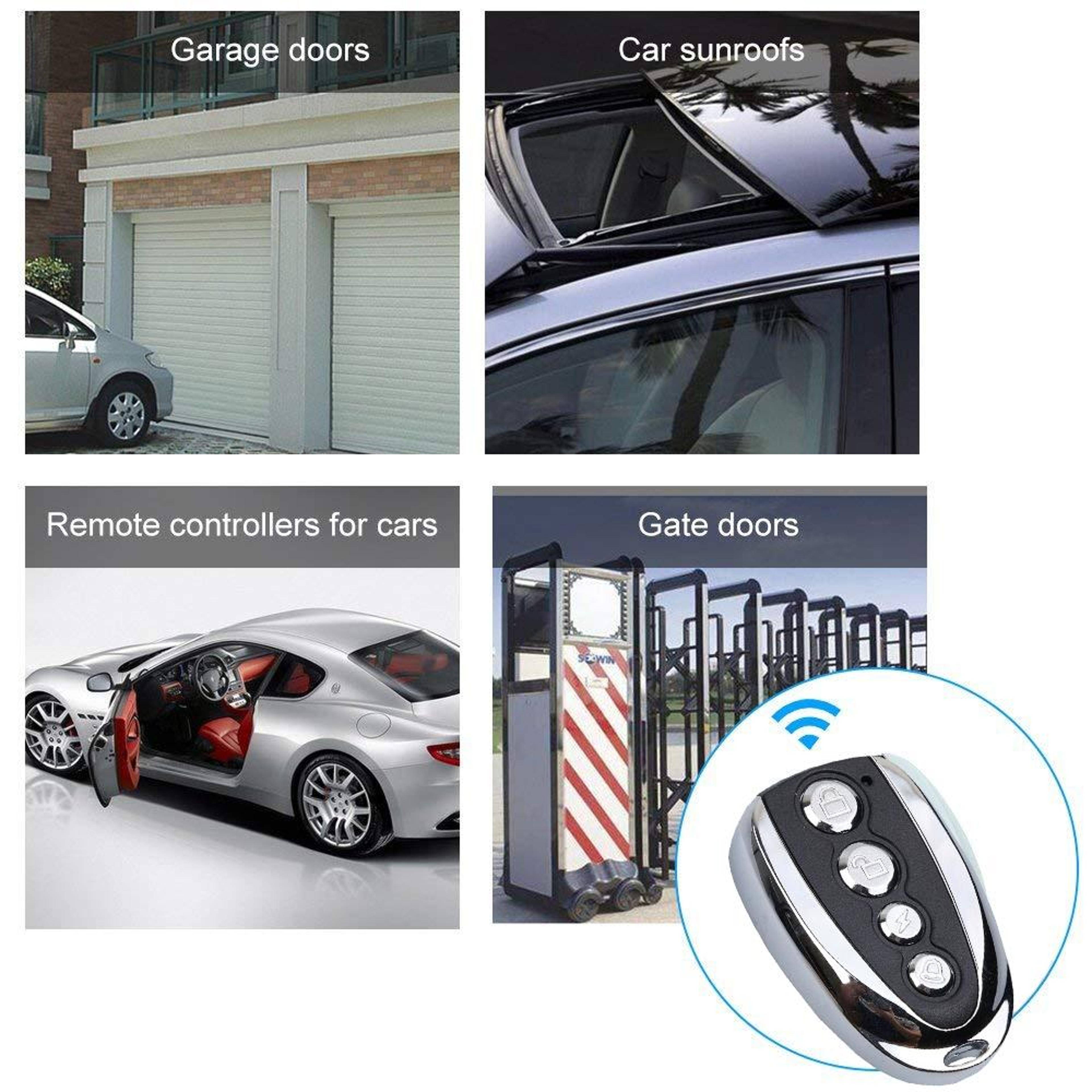 K18 315MHz Garage Door Remote Universal Copy Remote For Gates And Rolling Shutters 4