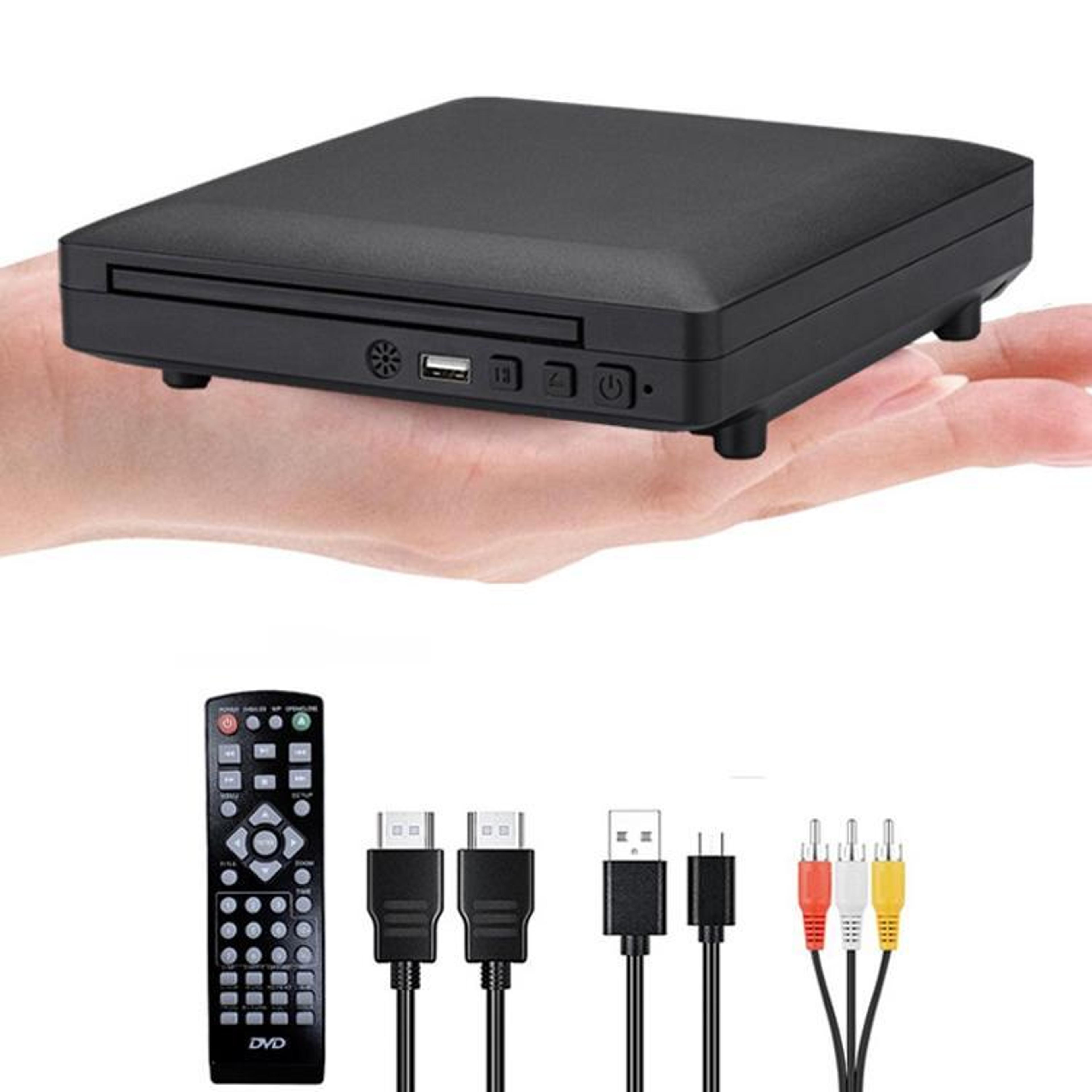 Compact DVD Player For TV With HDMI USB And RCA Remote Control 0