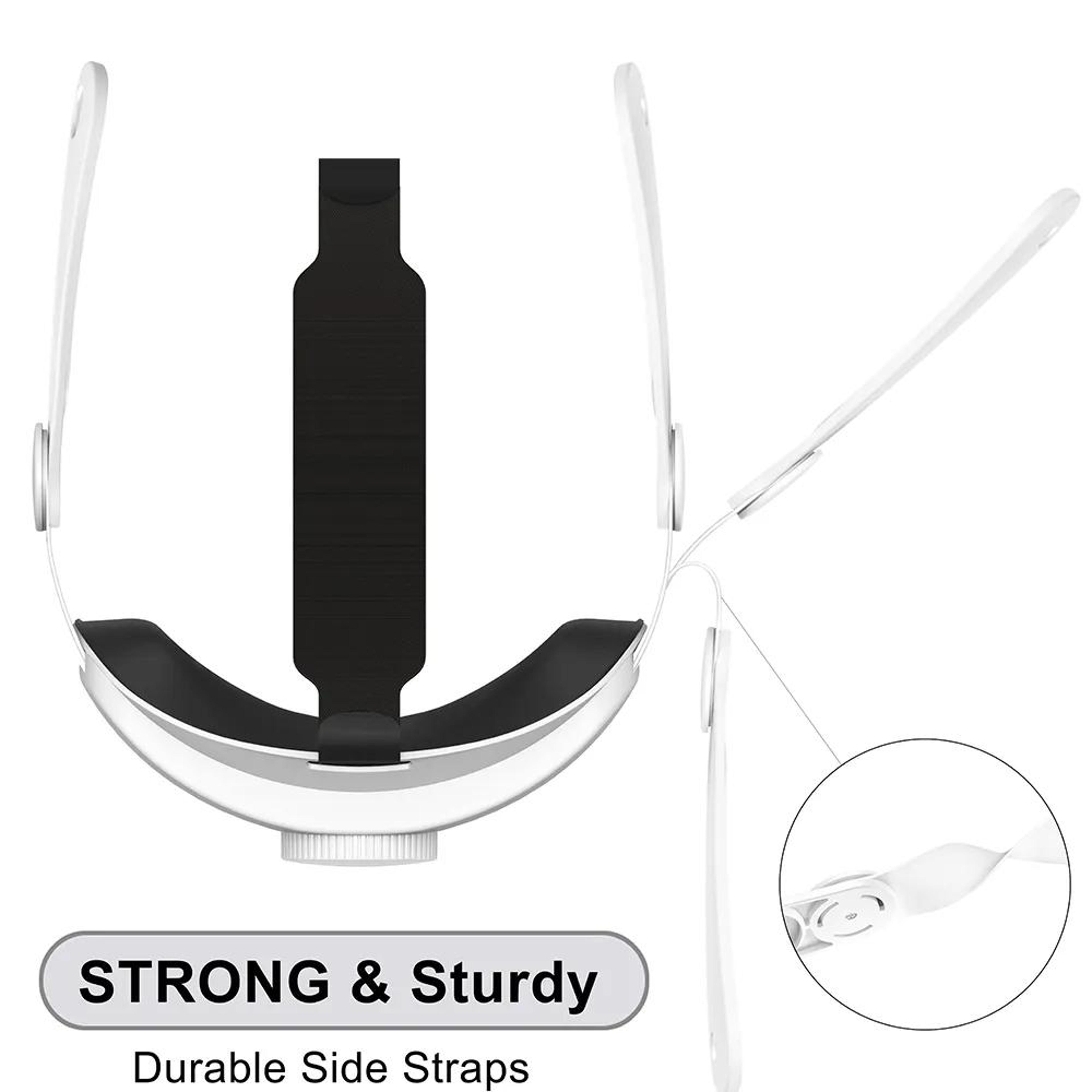 Comfort Fit Meta Quest 3 Head Strap With Adjustable FlipUp Elite Design 3