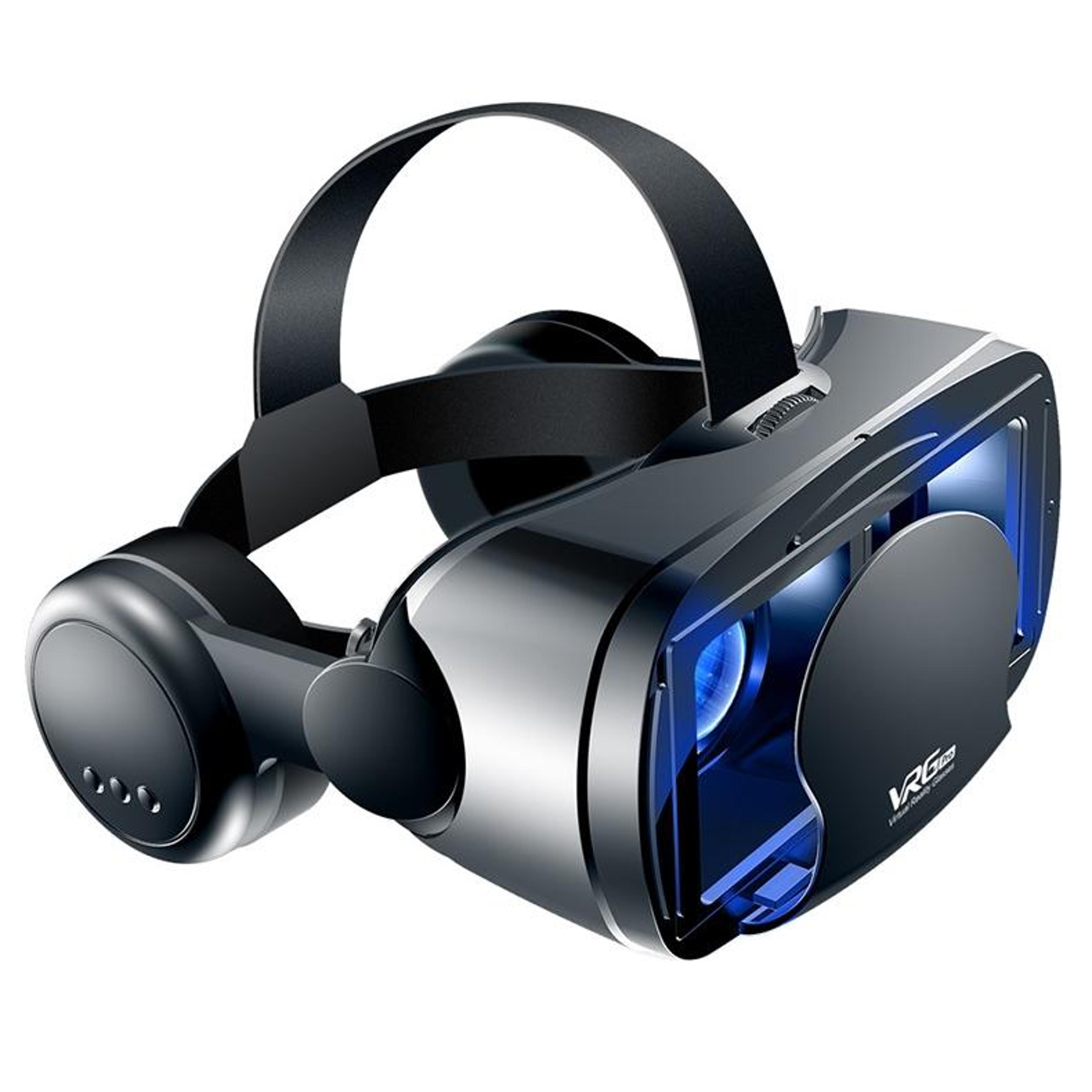 VRG Pro 3D VR Headset With Audio 120 WideAngle Lenses For 57 Inch Smartphones 10