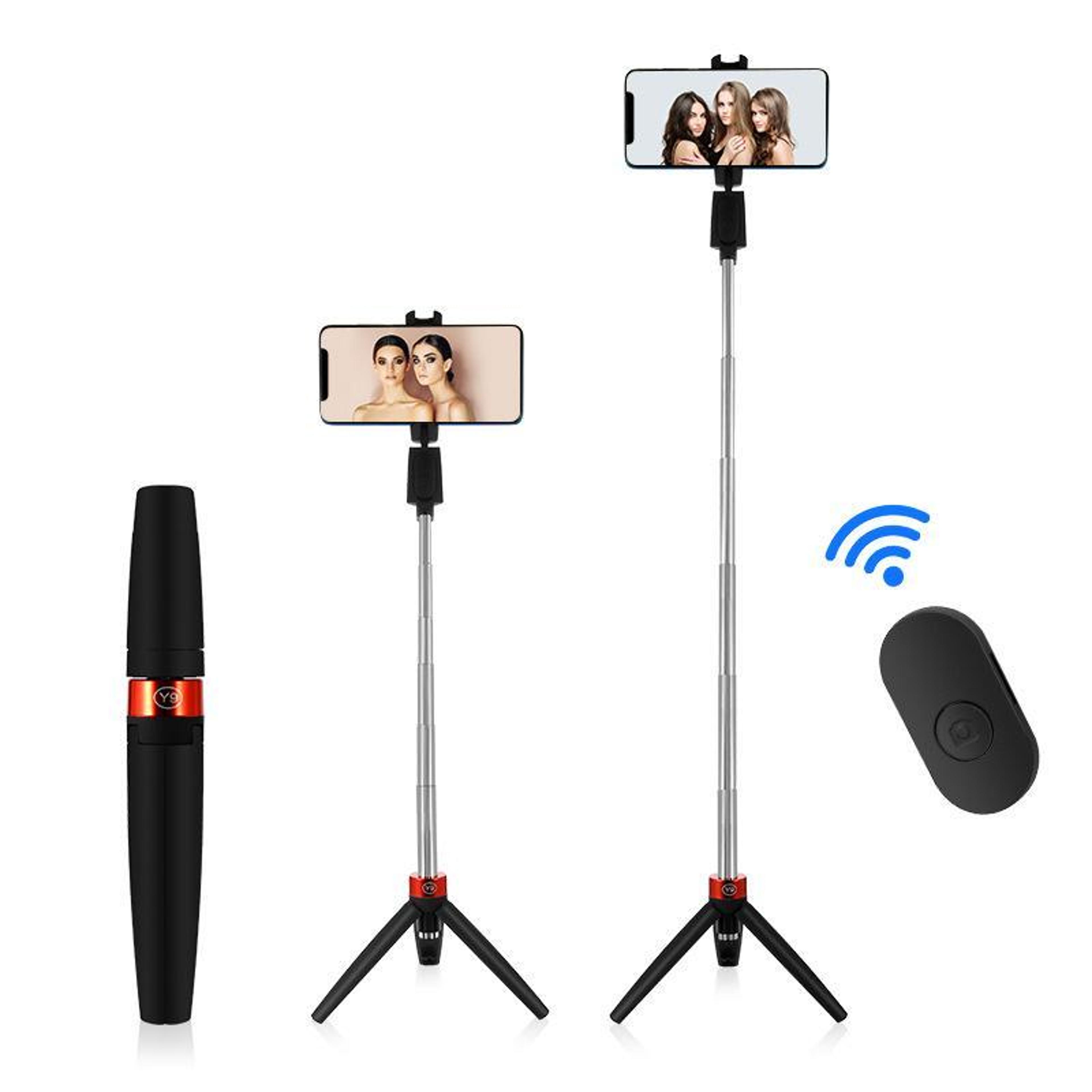 Bluetooth Selfie Stick Tripod With Wireless Remote 2