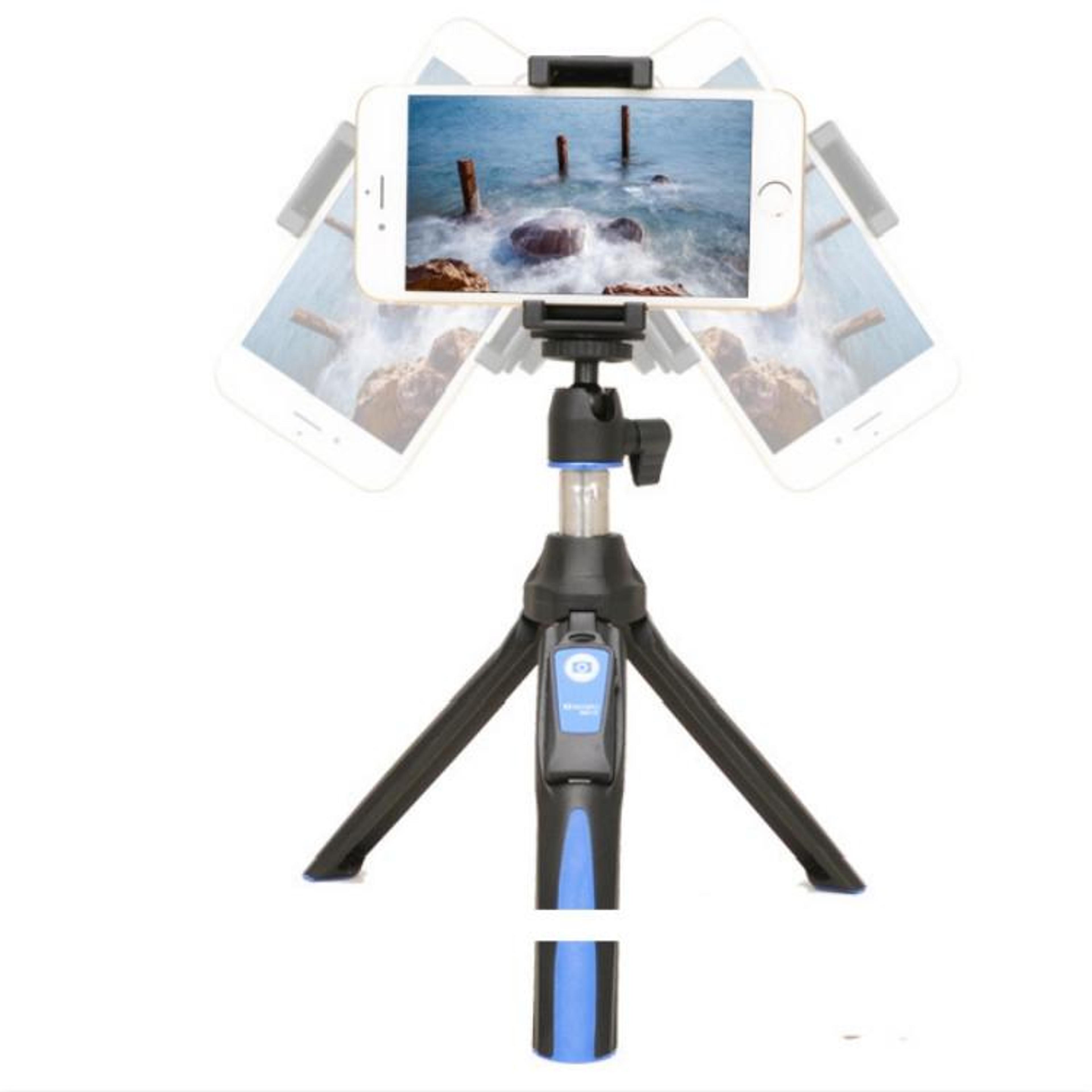 Bluetooth Selfie Stick Tripod With Remote And Adjustable Phone Stand 5