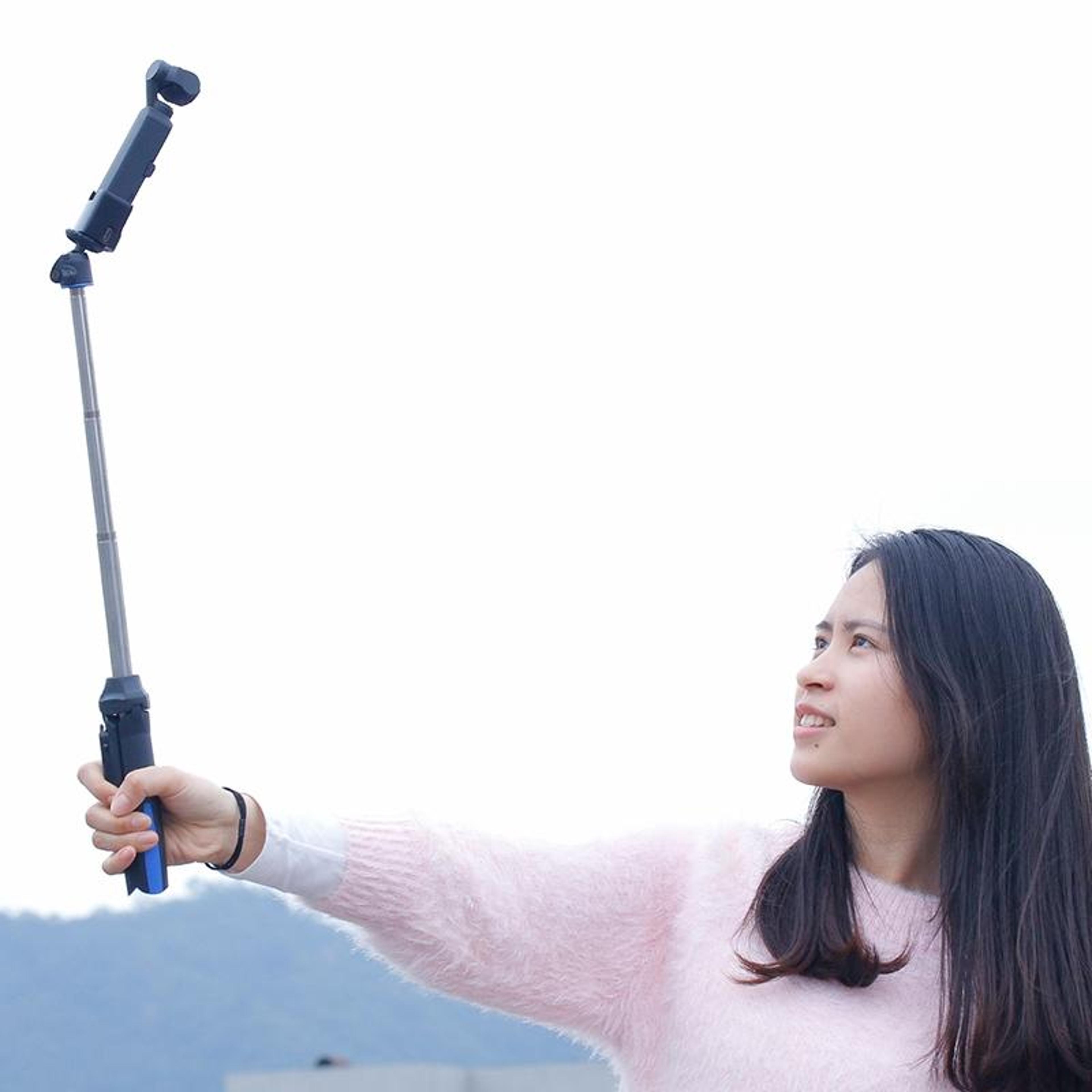 Bluetooth Selfie Stick Tripod With Remote And Adjustable Phone Stand 6