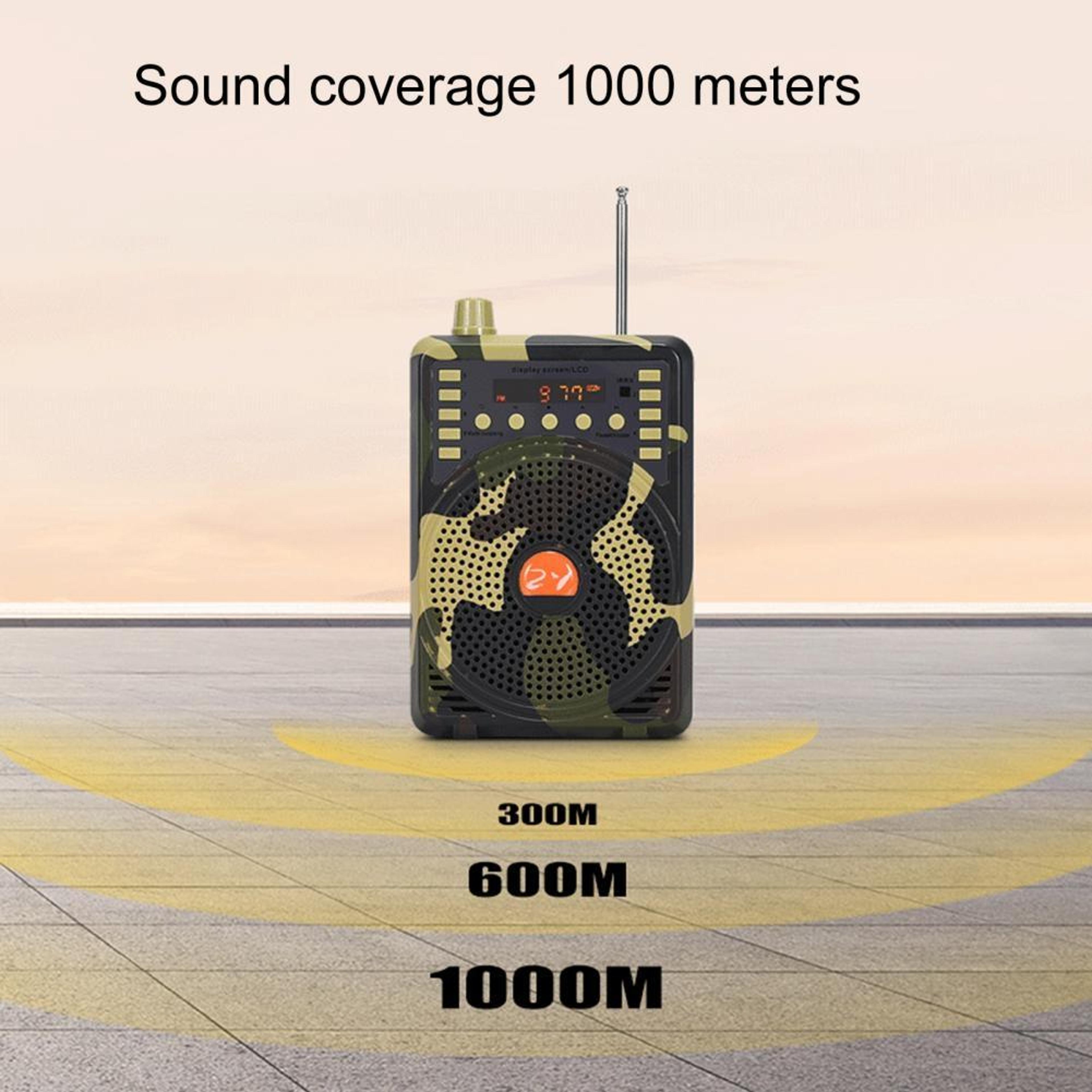 48W Portable Bluetooth Voice Amplifier With Remote Control And USB TF Playback 4